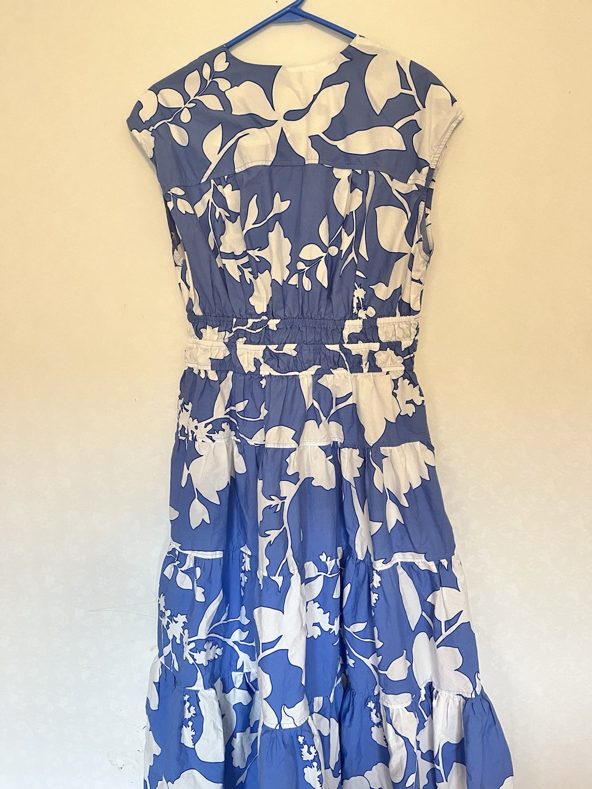 Nicole Miller blue midi dress 🦋 💙 size XL
