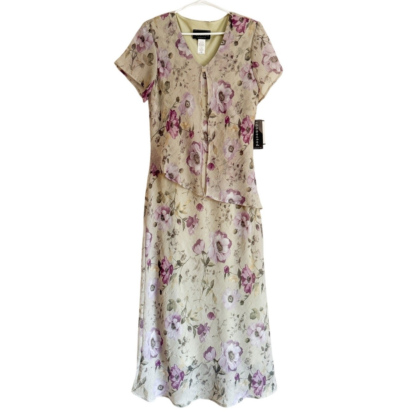 Vintage Y2K 90s Floral Maxi Dress Fairy Grunge Whimsigoth Cottage Romantic