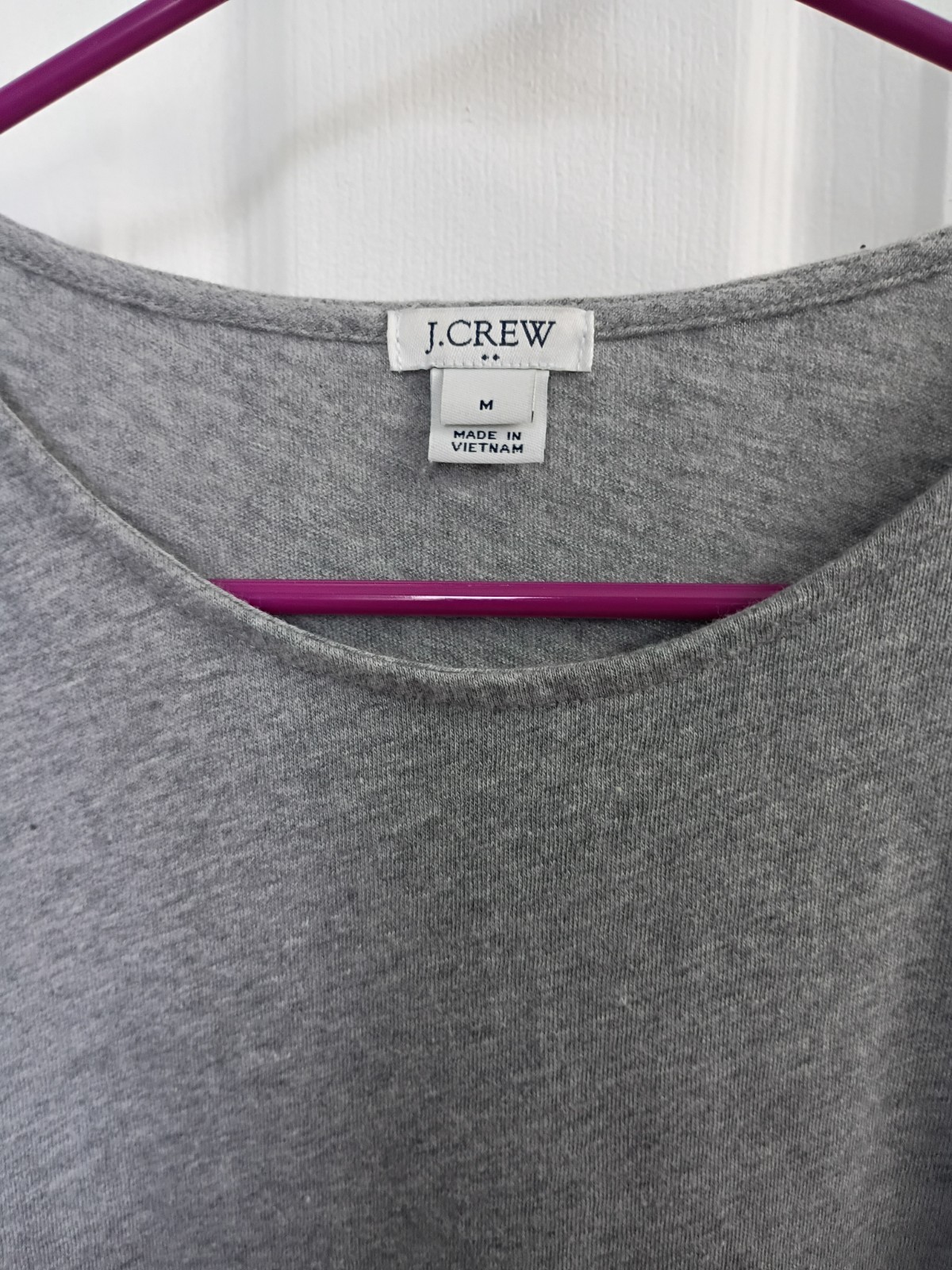 J crew front tie t-shirt dress medium