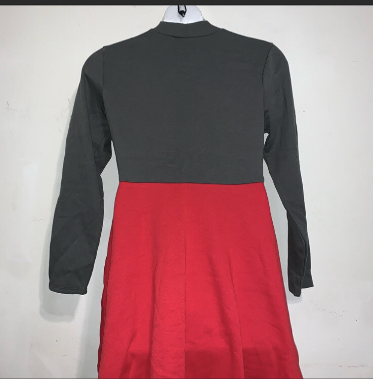 NEW Mighty Fine Santa Pom Pom Long Sleeve Ugly Sweatshirt Dress Size XL
