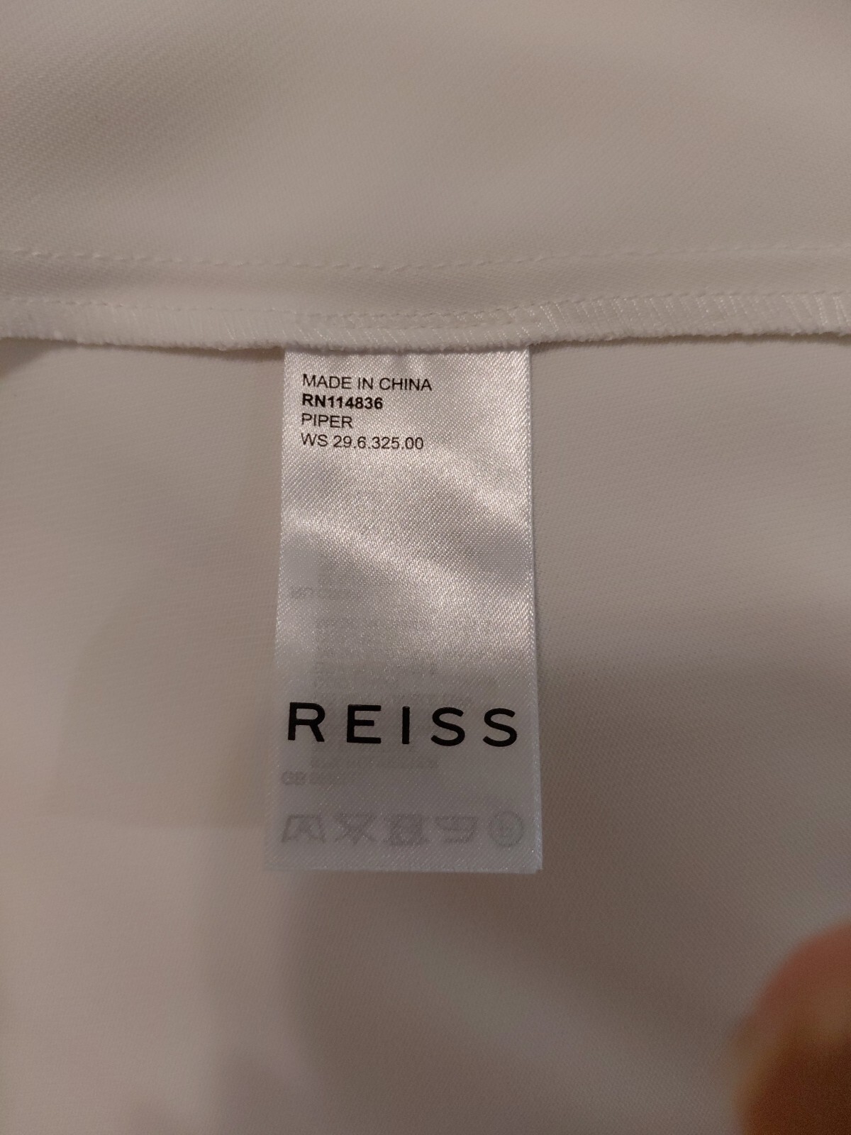 Reiss Piper Halter Neck Wrap Dress White US 4 EUC #300