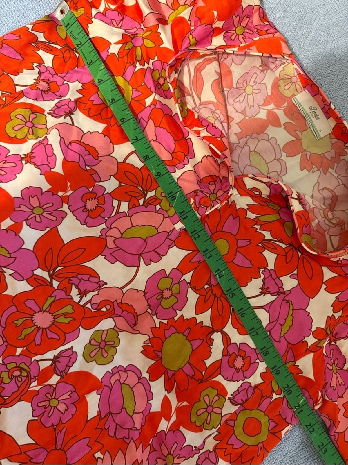 Devotion TWINS Pink & Red Floral Midi Dress