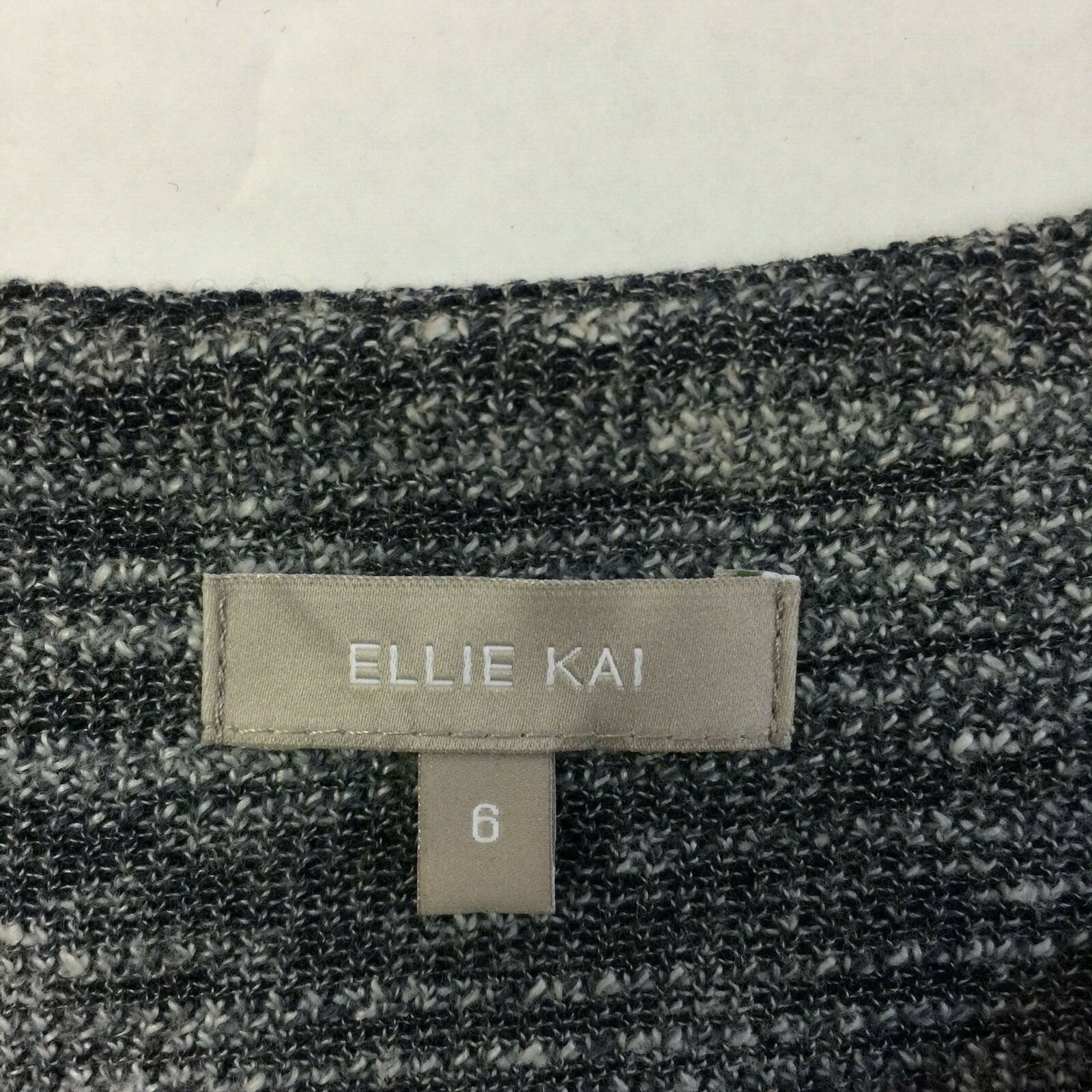 Ellie Kai Polyester & Cotton Blend Knit Knee Length Lined Dress, Size 6