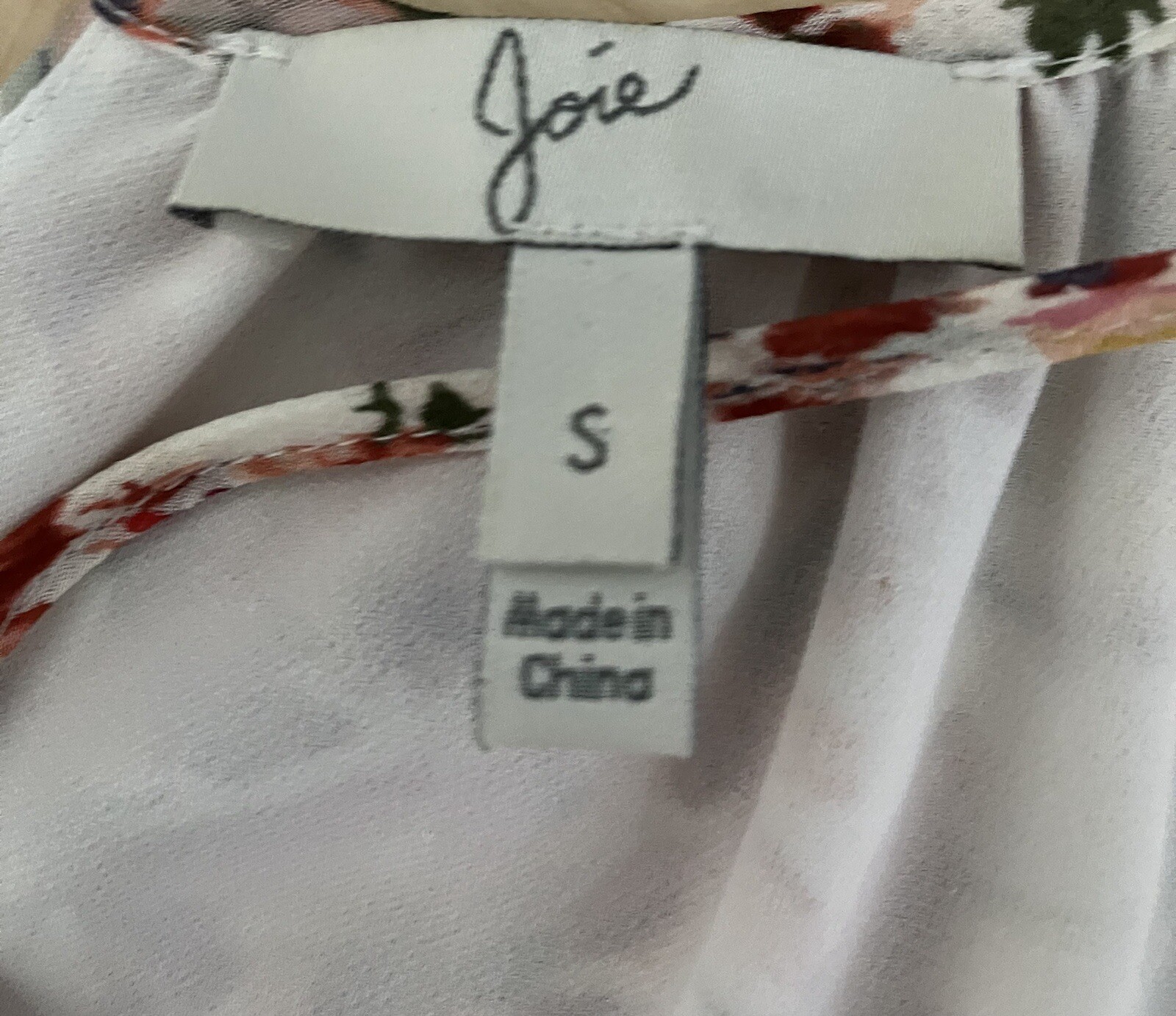 JOIE Reinelde NWOT Floral 100% Silk Mini Blouson Dress S