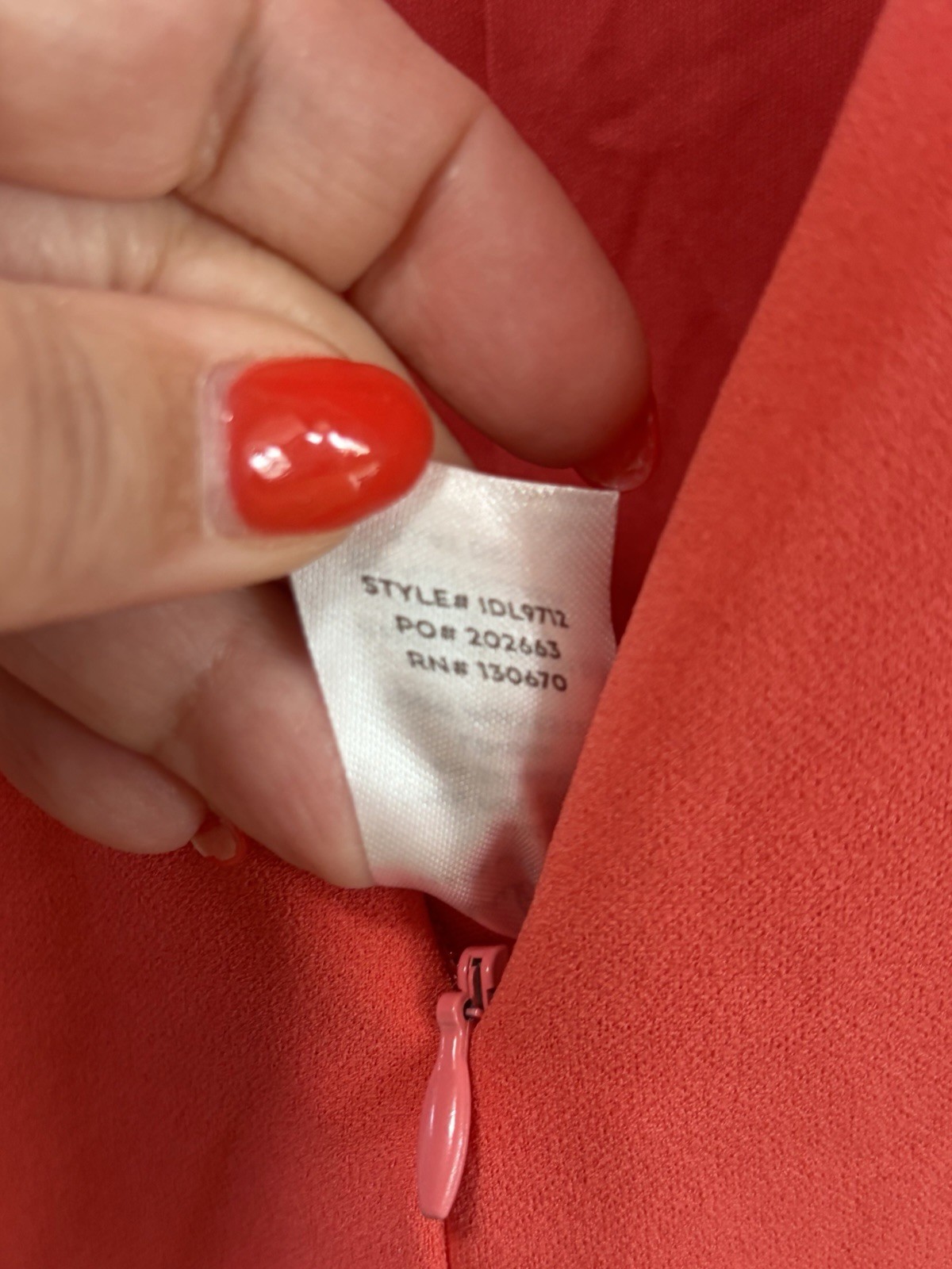 Lulus Impressive Glamour NWT size Large Coral Pink Sleeveless Column Maxi Dress
