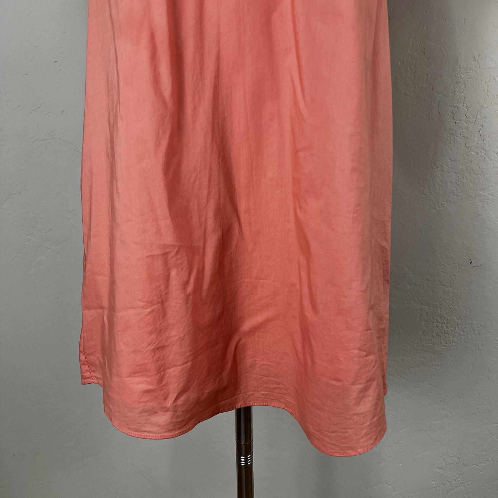 ANNA CATE Shift Mini Dress Size Small Haley Coral Orange Classic Beach Resort