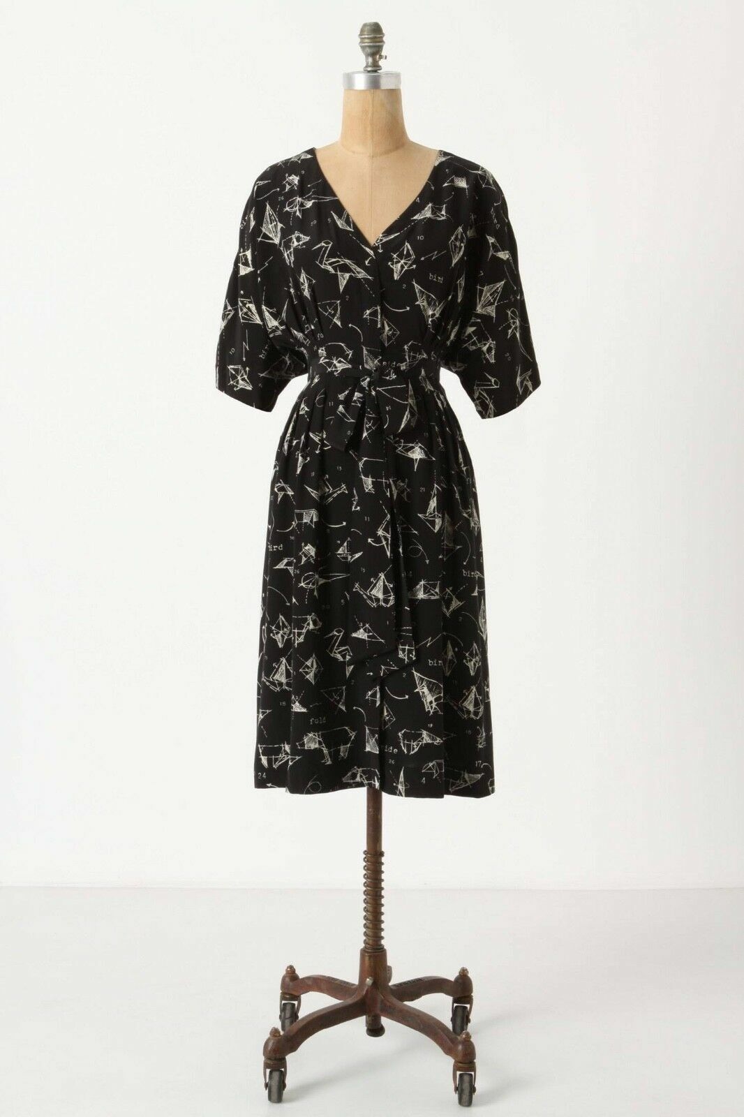 Anthropologie Rare “Many Folds Dress” by Moulinette Soeurs, Origami, 4, $128
