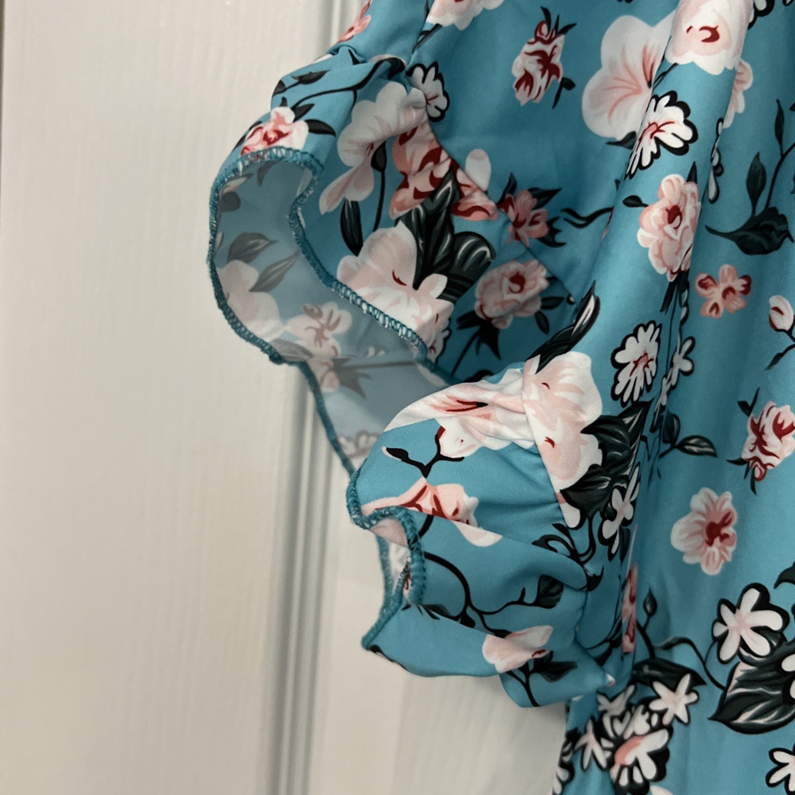 Pretty Floral Romantic Roses Spring / Summer Everyday Over The Head 5X Dress