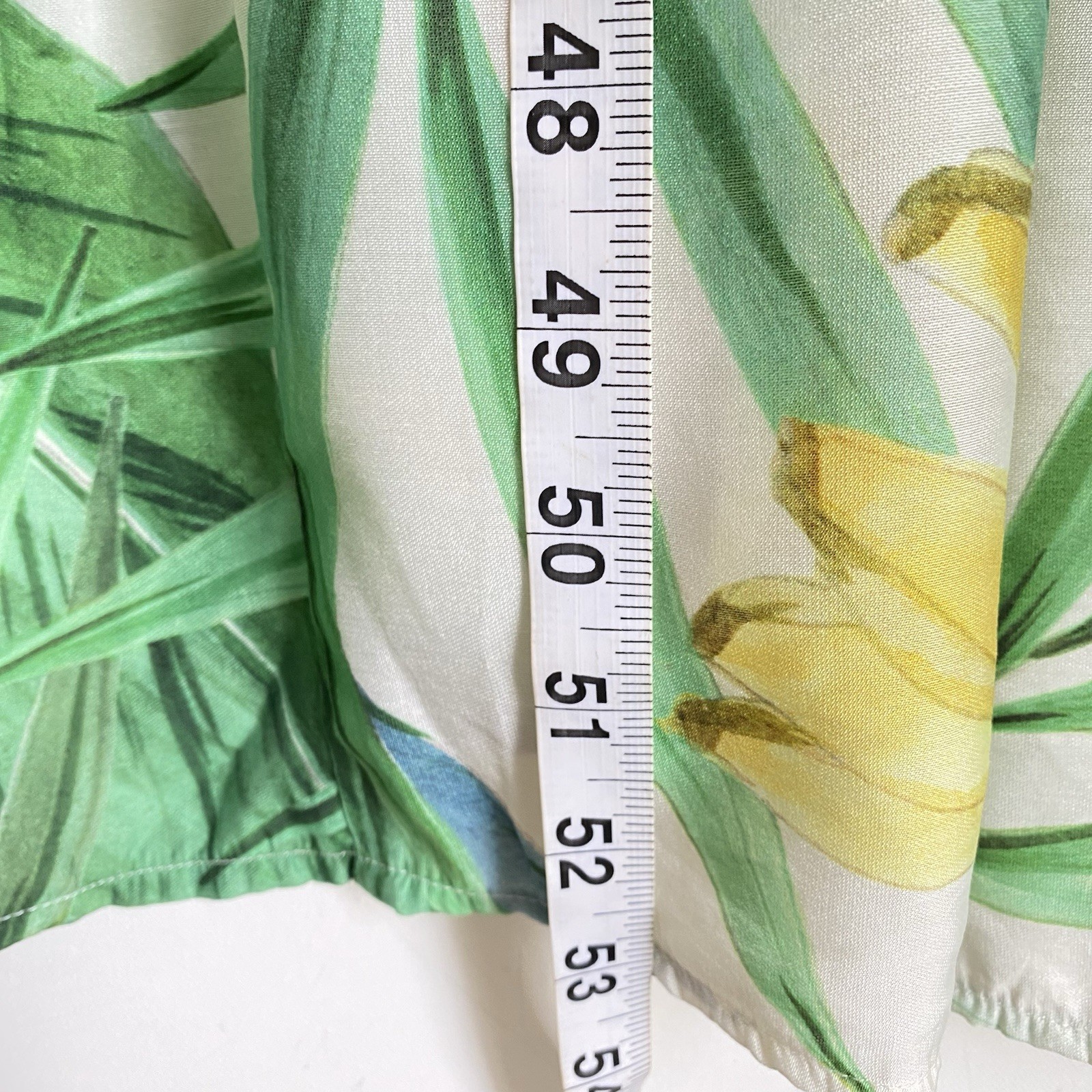 Midi Sundress M Multicolor Tropical Babydoll Spaghetti Straps Tiered Beach