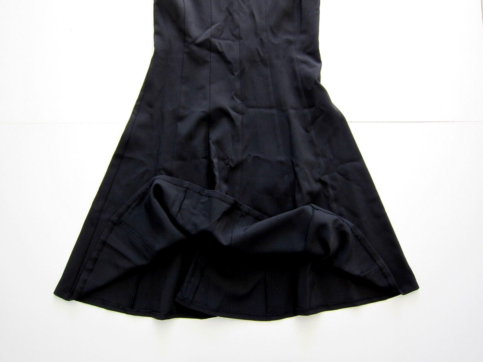 NWT Evan Picone Black Label Classic Black Sleeveless Tunic Sheath Shift Dress 6