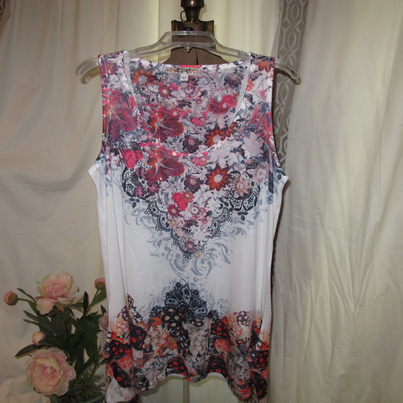 Dress Blue Gray Black White Green Multi Floral Sleeveless Short S M L XL 10 12