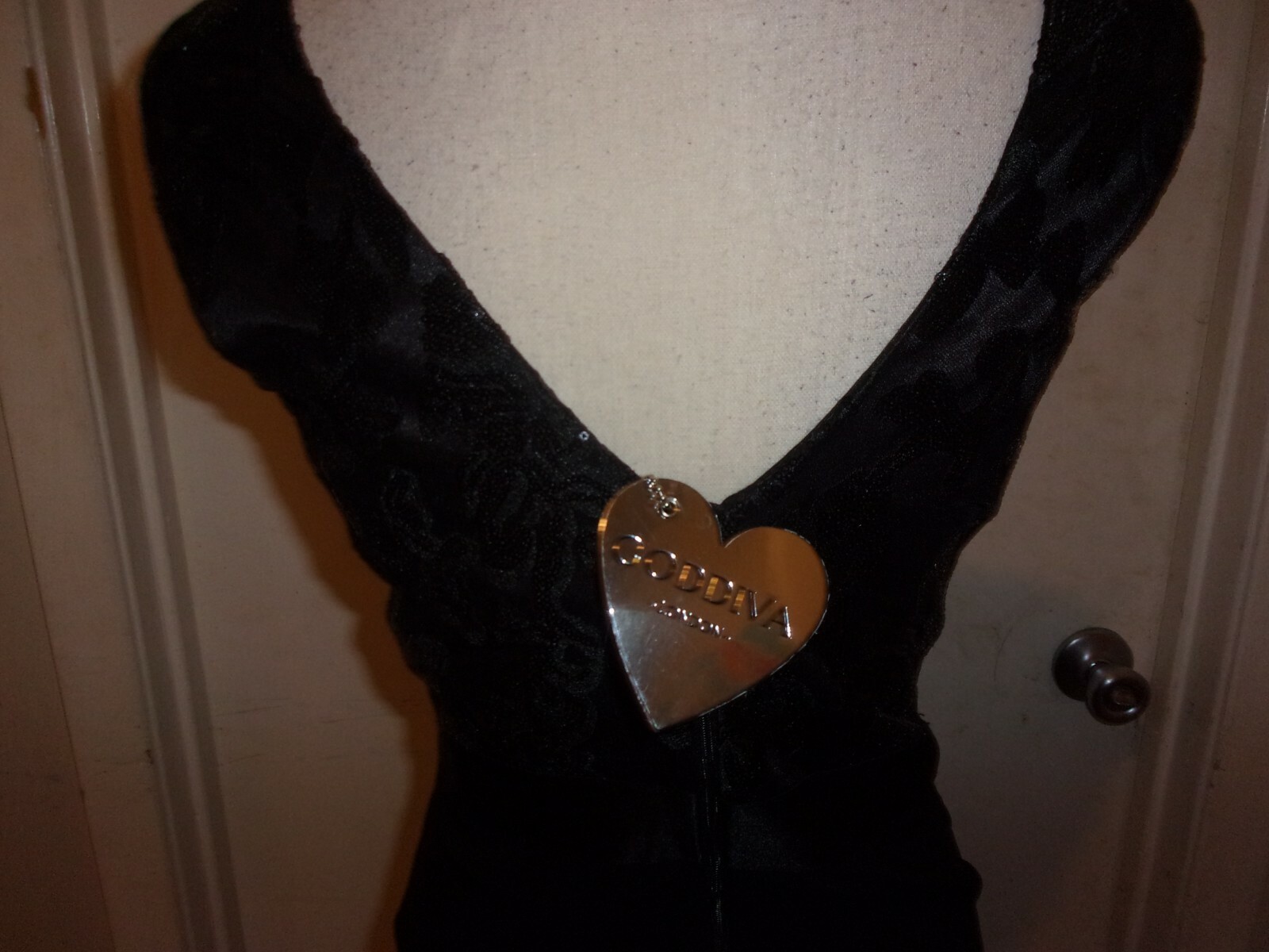 GODDIVA London Women’s Black Dress Size UK 10/ US 8 (B216)