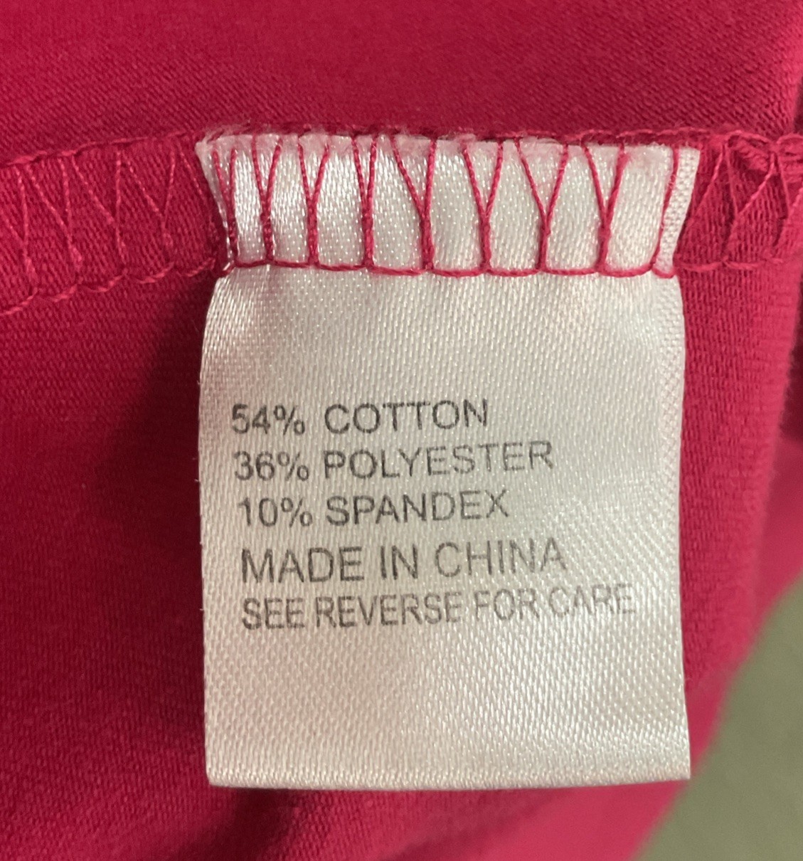 Sahalie Women’s 1X Solid Pink Short Sleeve Fit Flare Cotton Poly Spandex Dress