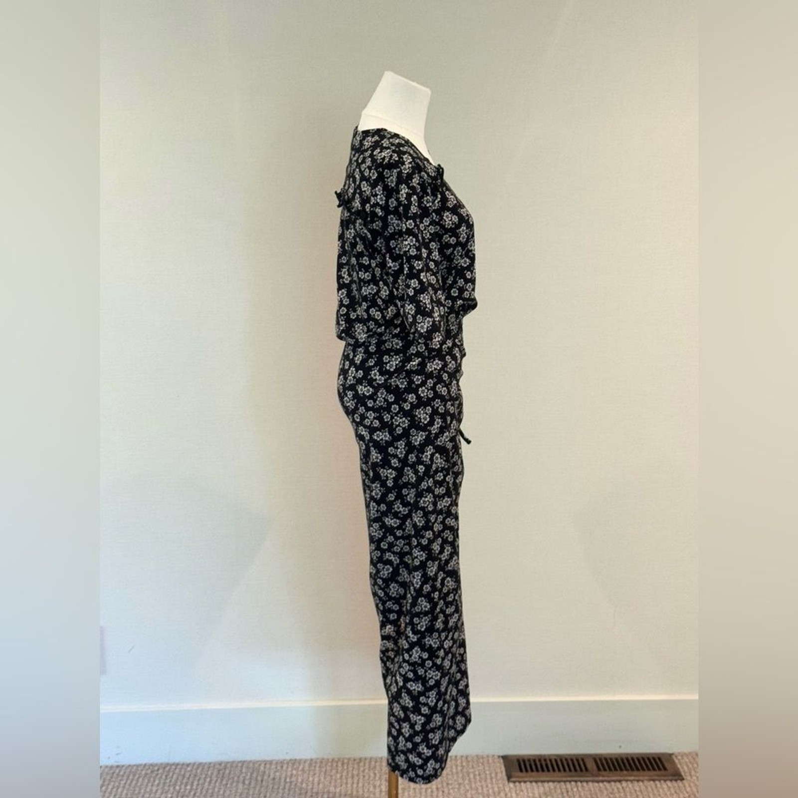 NWOT Veronica Beard Mariposa B&W Floral Dress Size S (Retail $298)