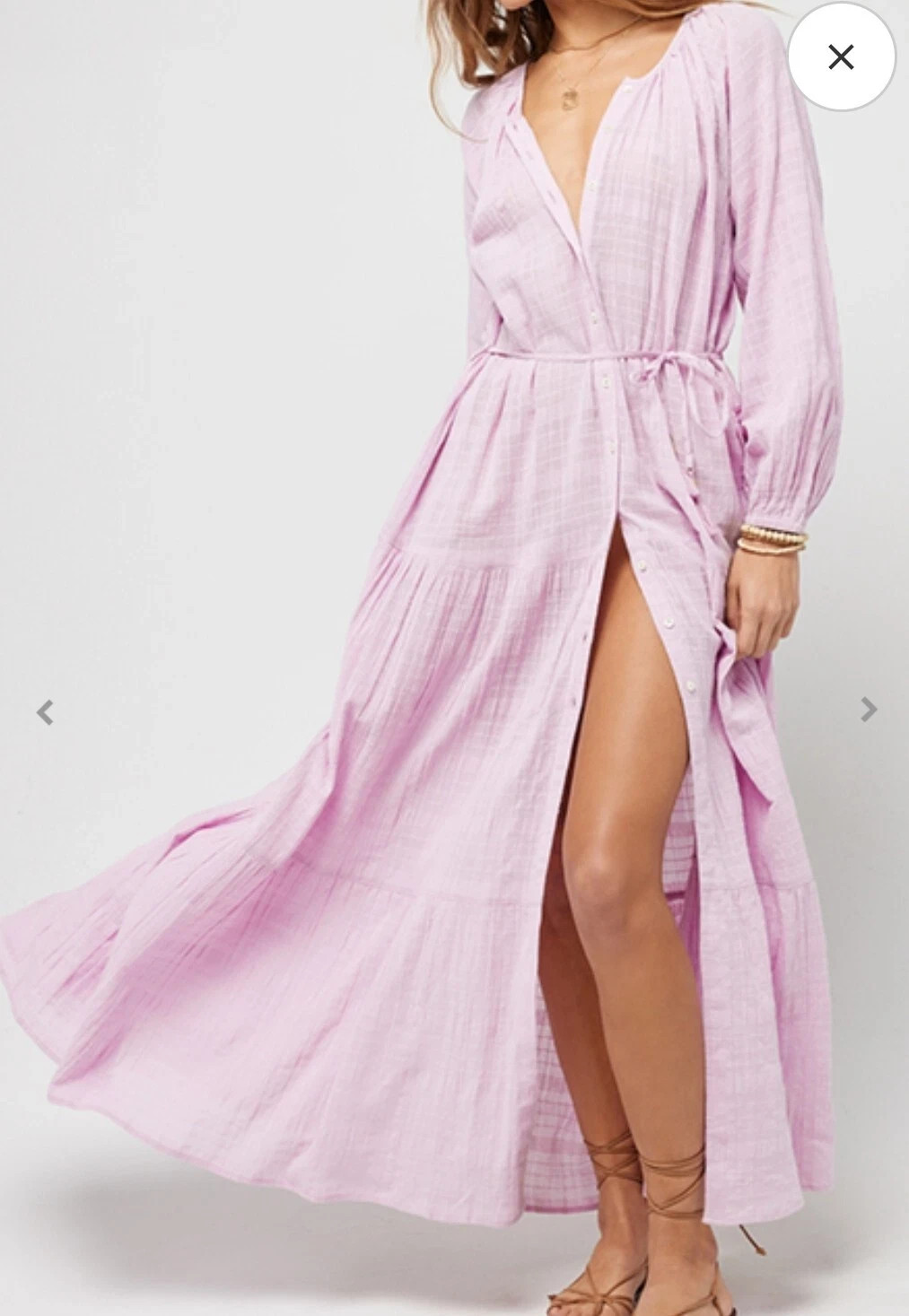 ⭐L- Space | Women’s MEDIUM | Napali | Dress | 100% COTTON
