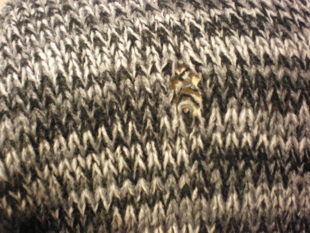 DOLLHOUSE Knit Dress Gray Black L