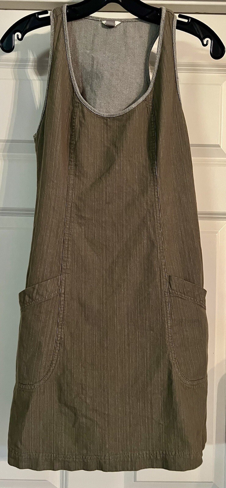Fossil Vintage Coastal Preppy Scandi Old Money Quiet Luxury Pinafore Size 4