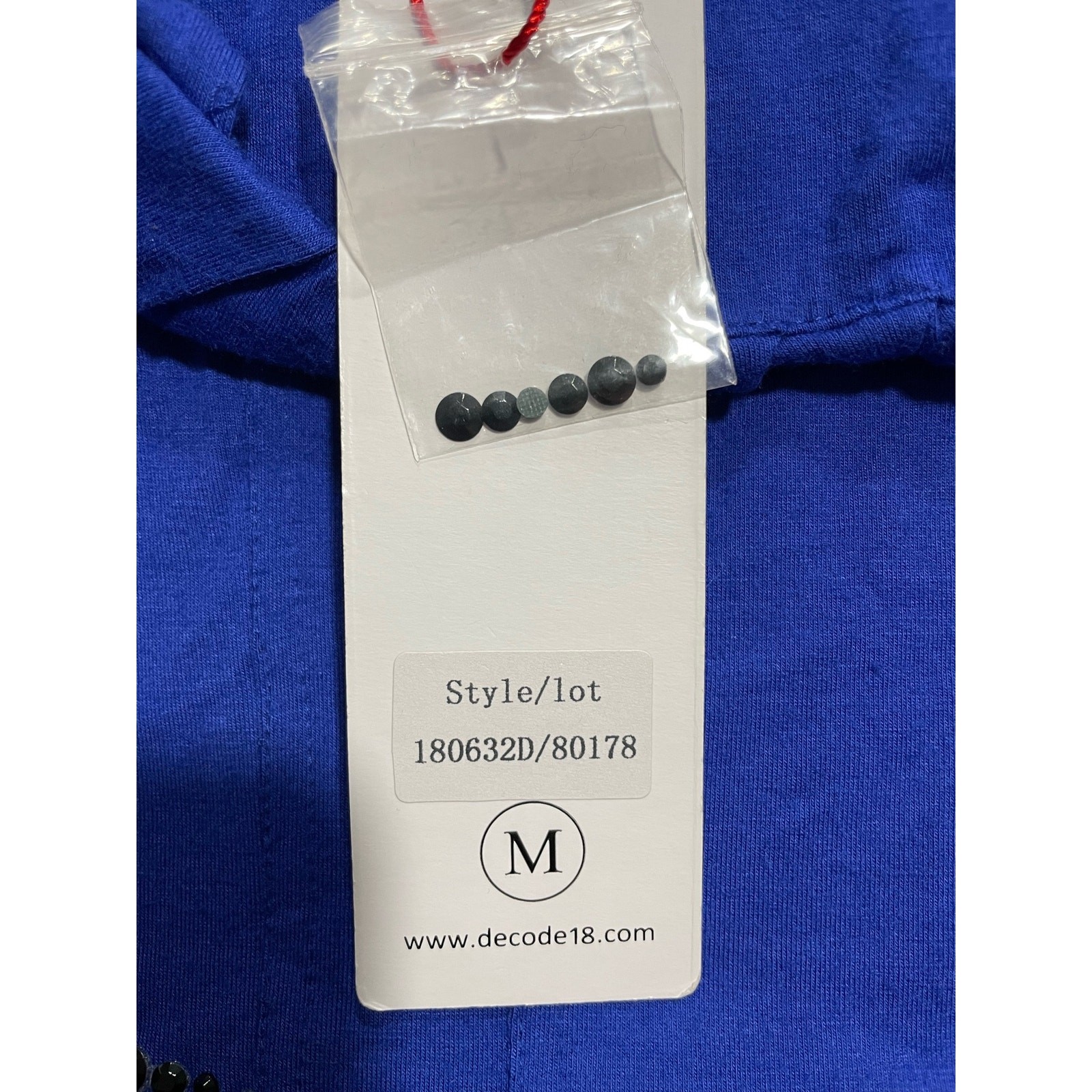 NWT Decode 1.8 Medium Sleeveless Colorblock Cocktail Dress Blue 180632D 80178