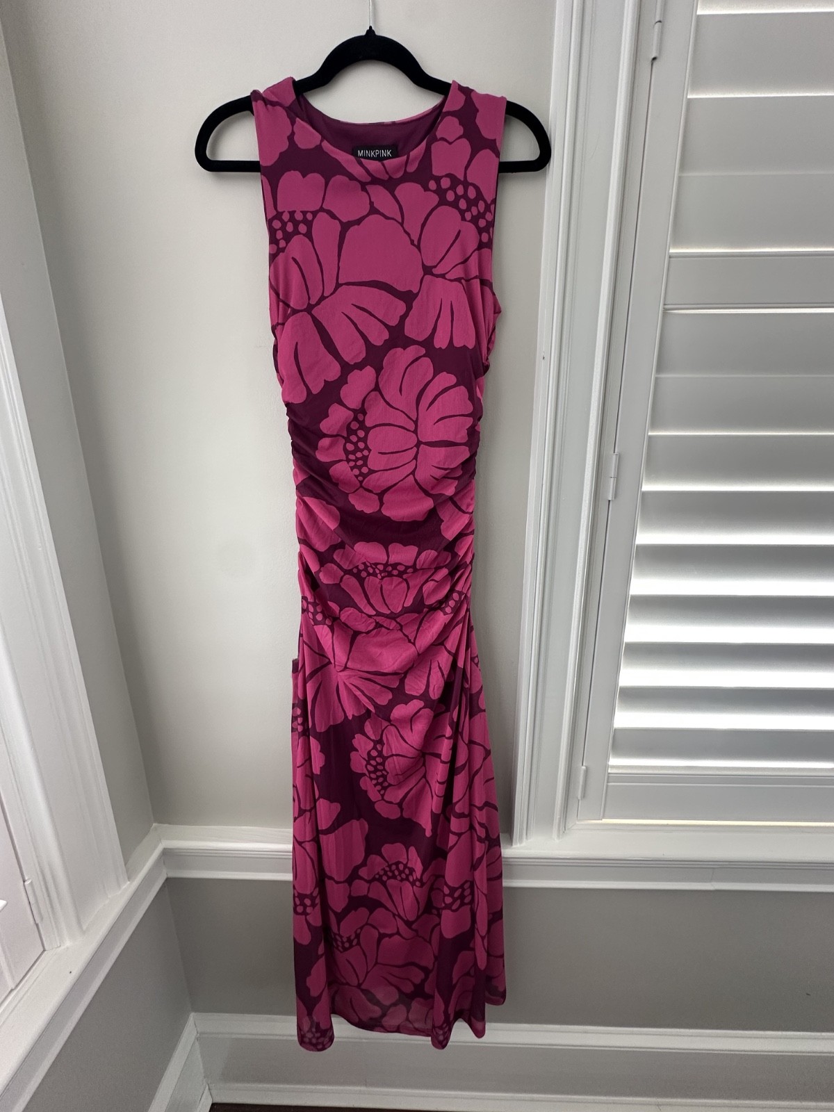 Persephone Mesh Midi Dress MINKPINK Size S MSRP $139.00