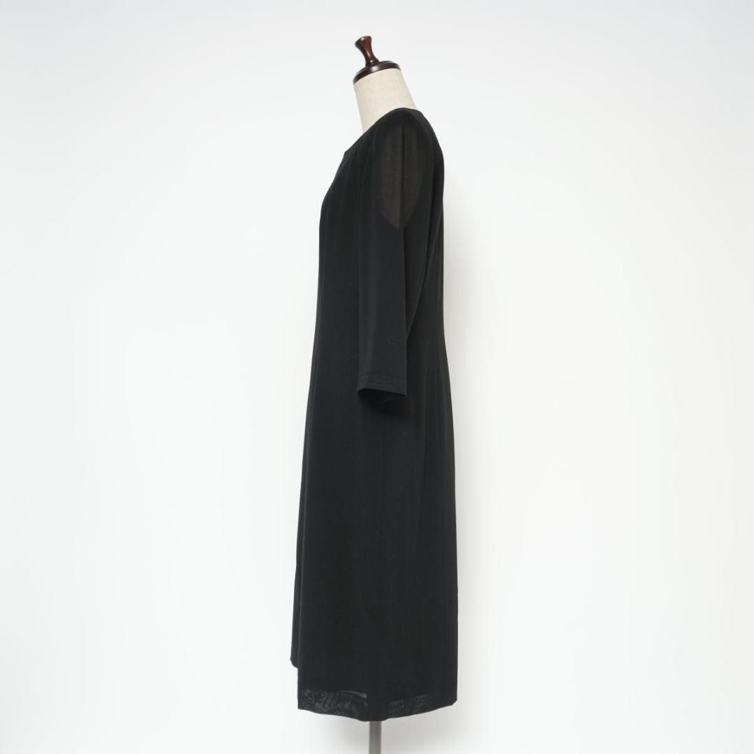 USED GIVENCHY SHEER PANEL DRESS, BLACK, SIZE 14A2*ZC1006 GOOD