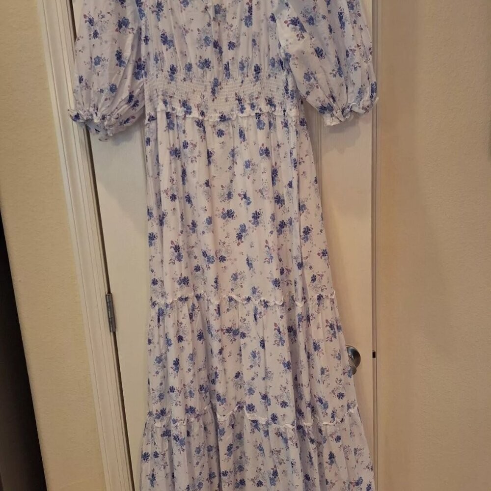 LOVESHACKFANCY X TARGET~GEMMA PUFF SLEEVE DRESS~SZ L~NWT