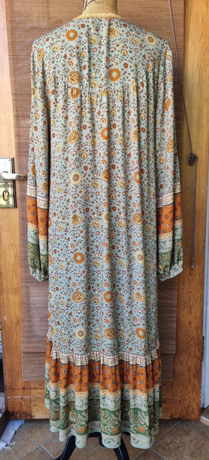 🦋Spell And The Gypsy L Lady Untamed Button Thru Gown With Tie EXC