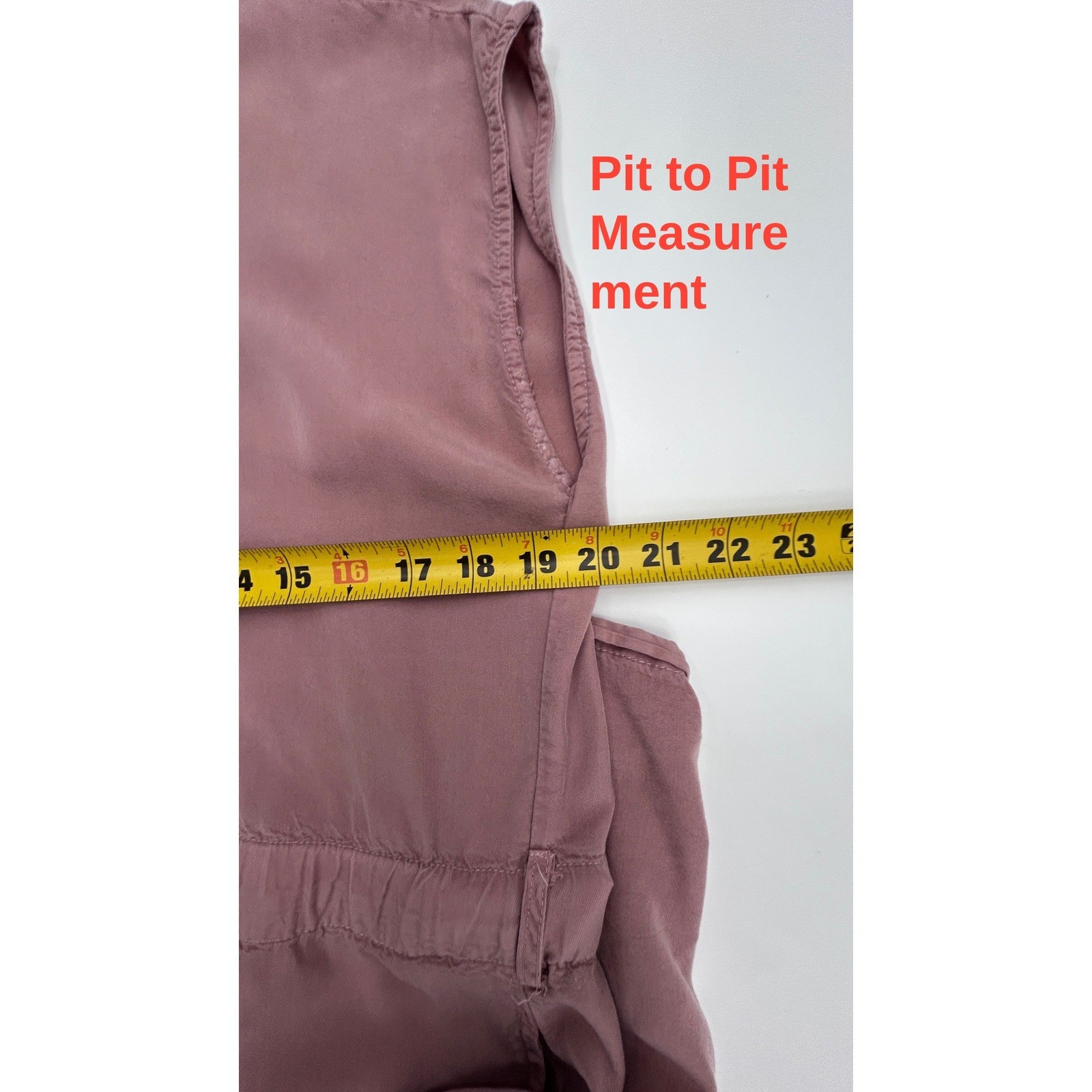 Thread + Supply Dusty Rose Tencel Shirt Dress Midi Button Front Pockets S Casual