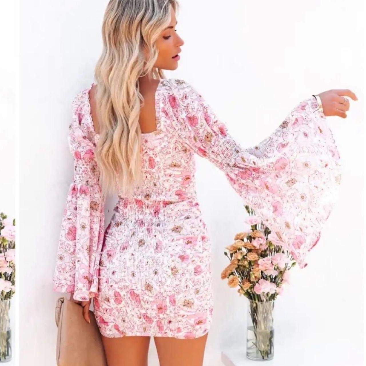 Lot 2 Small Vici Et Clet Flowery Pretty Rush College Party Mini Dresses Womens