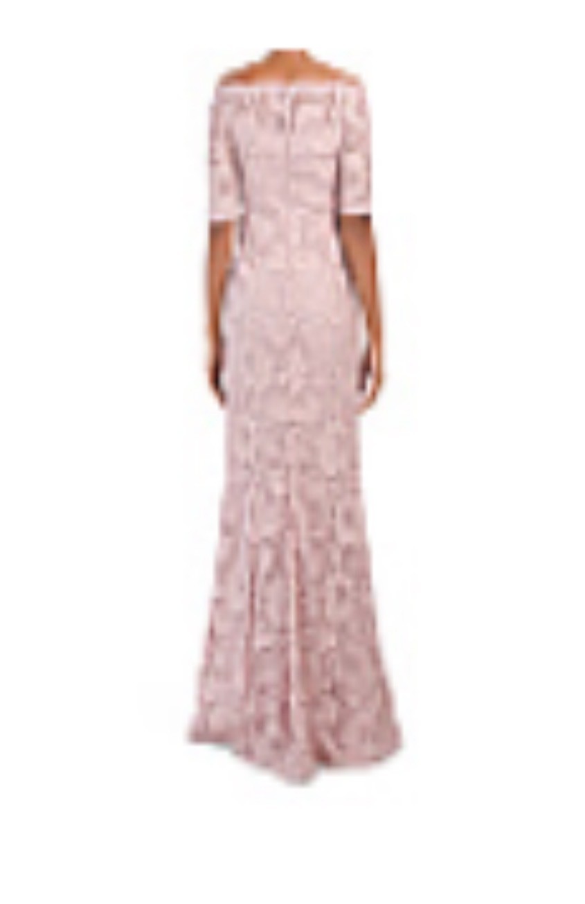 NWT TERI JON Off The Shoulder Lace Gown 10