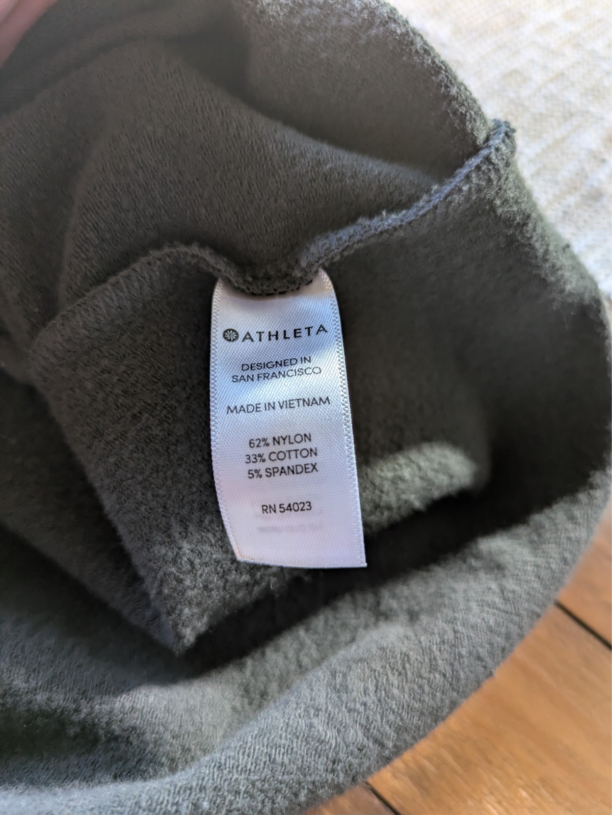 Athleta Pronto Pleated Dress Womens Size Medium Stretch Dolman Sleeve Gray #71