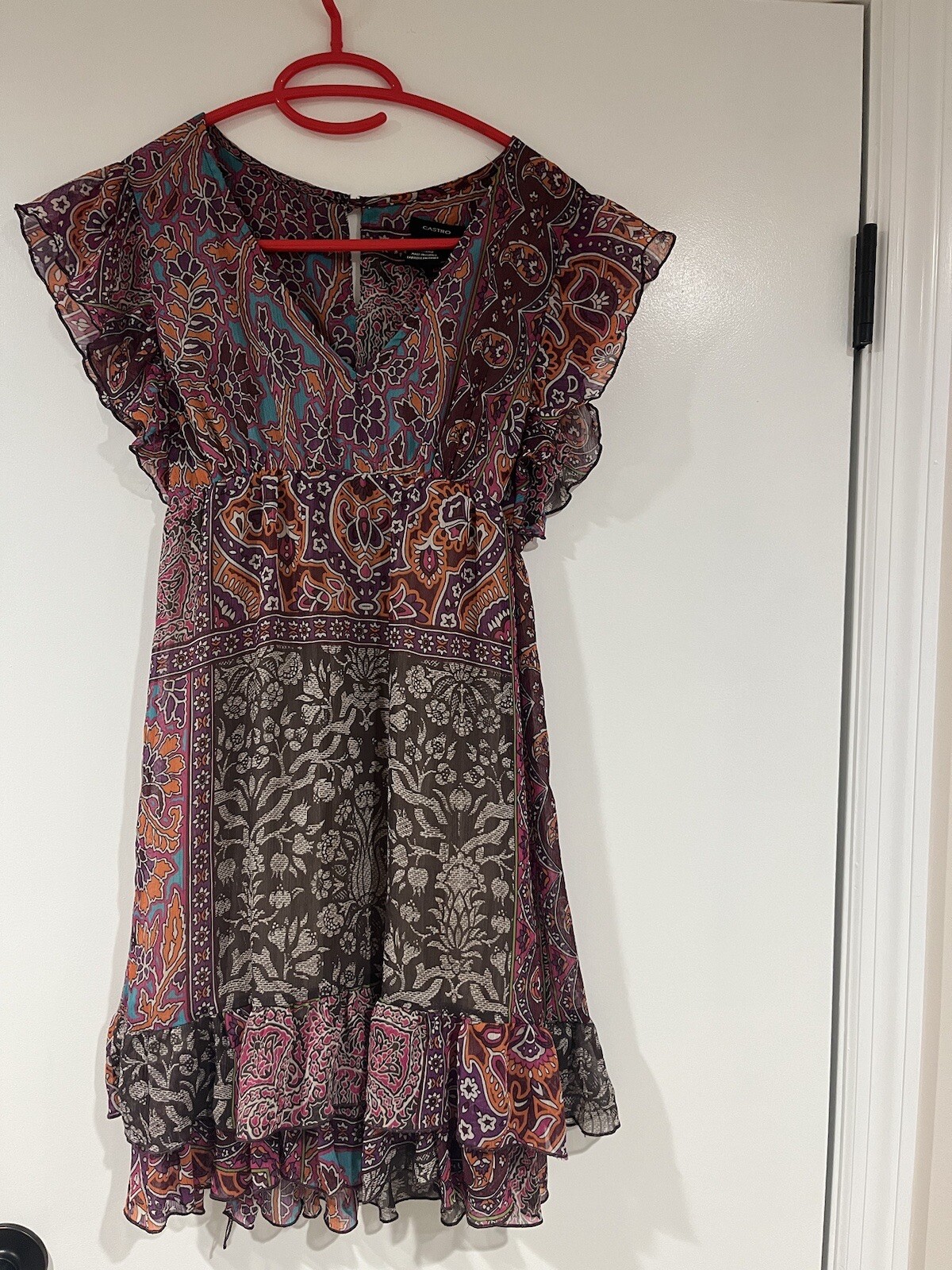 Vintage Castro Israel Dress Bohemian Women’s Size 4 Runs Small