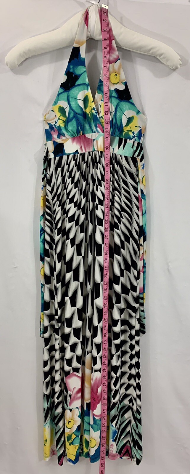 Catch My I Soft Stretch Halter Maxi Dress Size: S (Bust: 26)