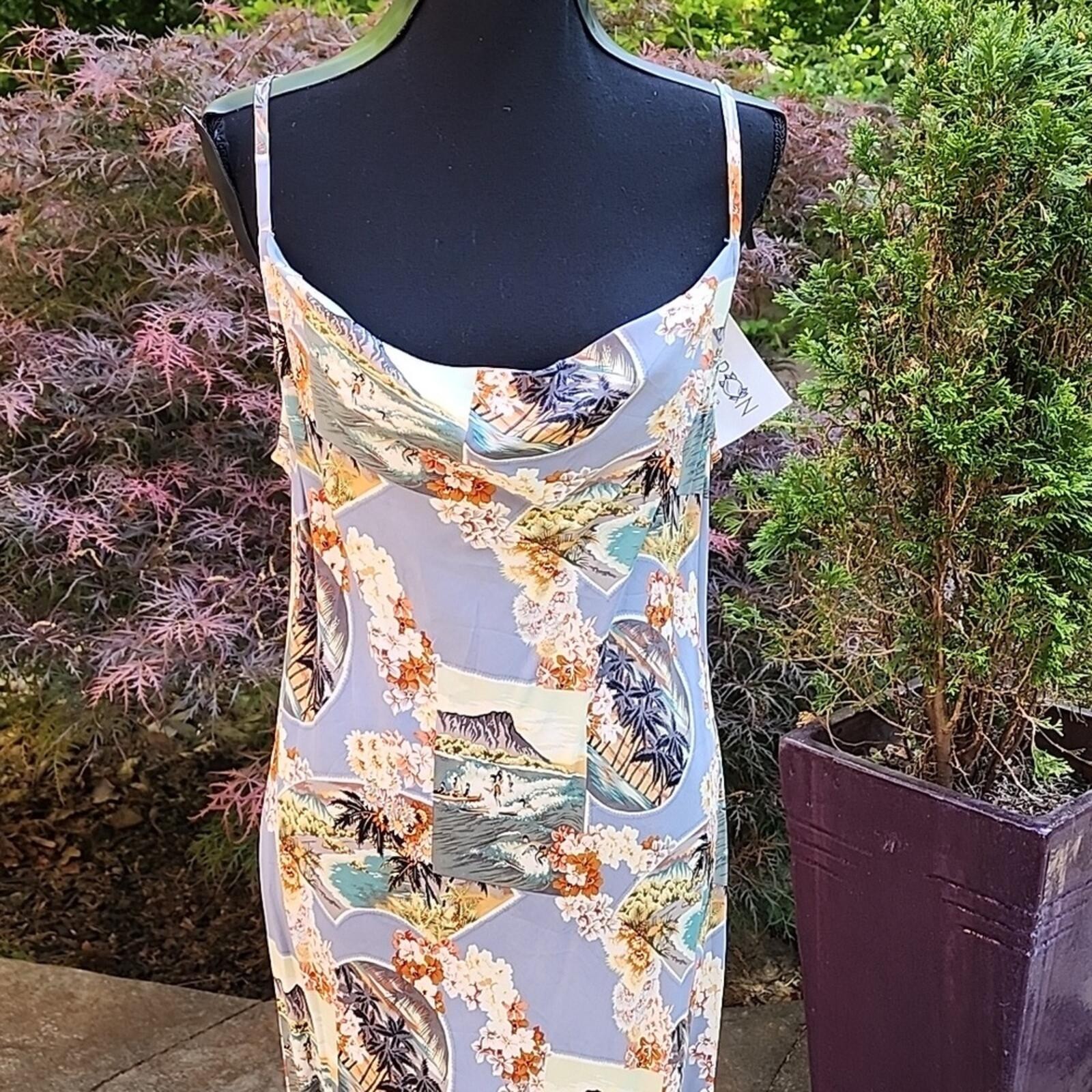 🔥CITRON🔥 Santa Monica Vintage Extremely Rare Find Bias Maxi Dress XL