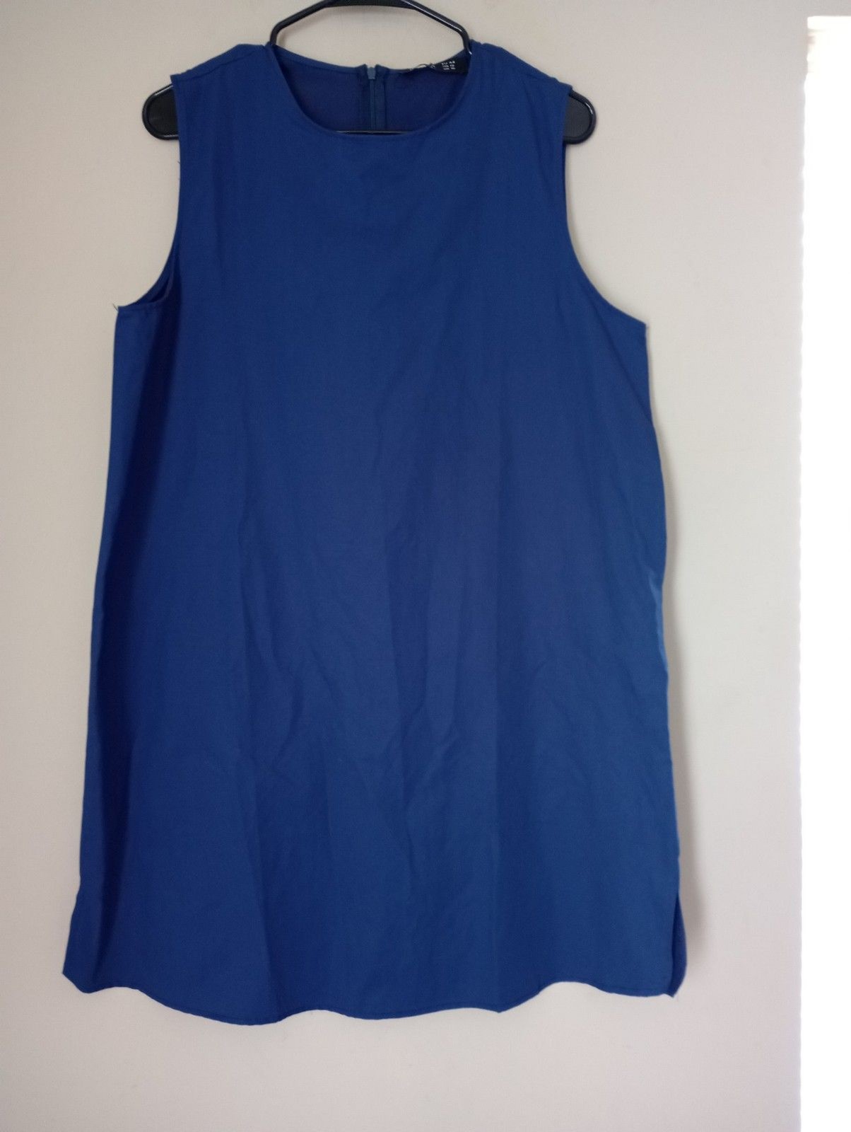 NWT Refka Navy Blue Sleeveless Sheath Style Tunic Size 12