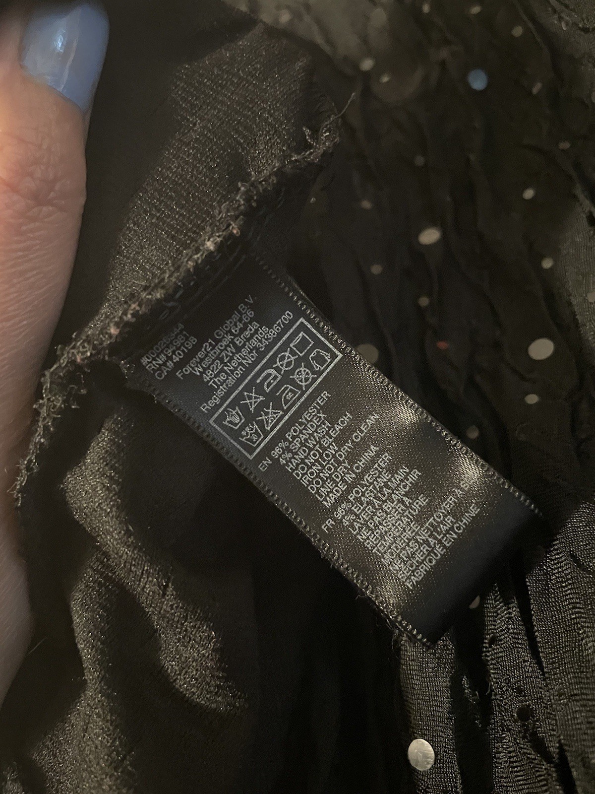 Forever 21 Black Mini Dress
