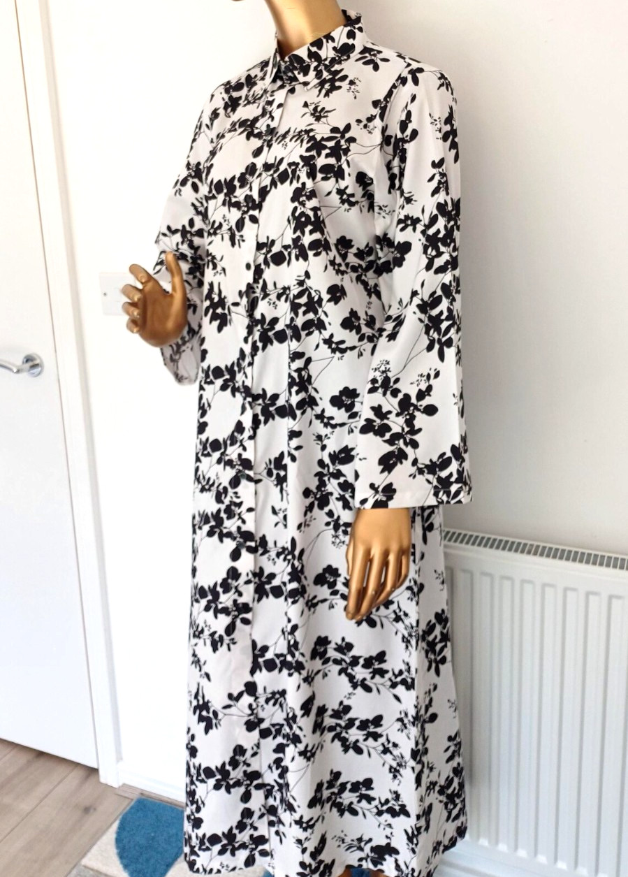 Indian Hand made Block Print Organic Cotton Floral Dress for Women All Seasons