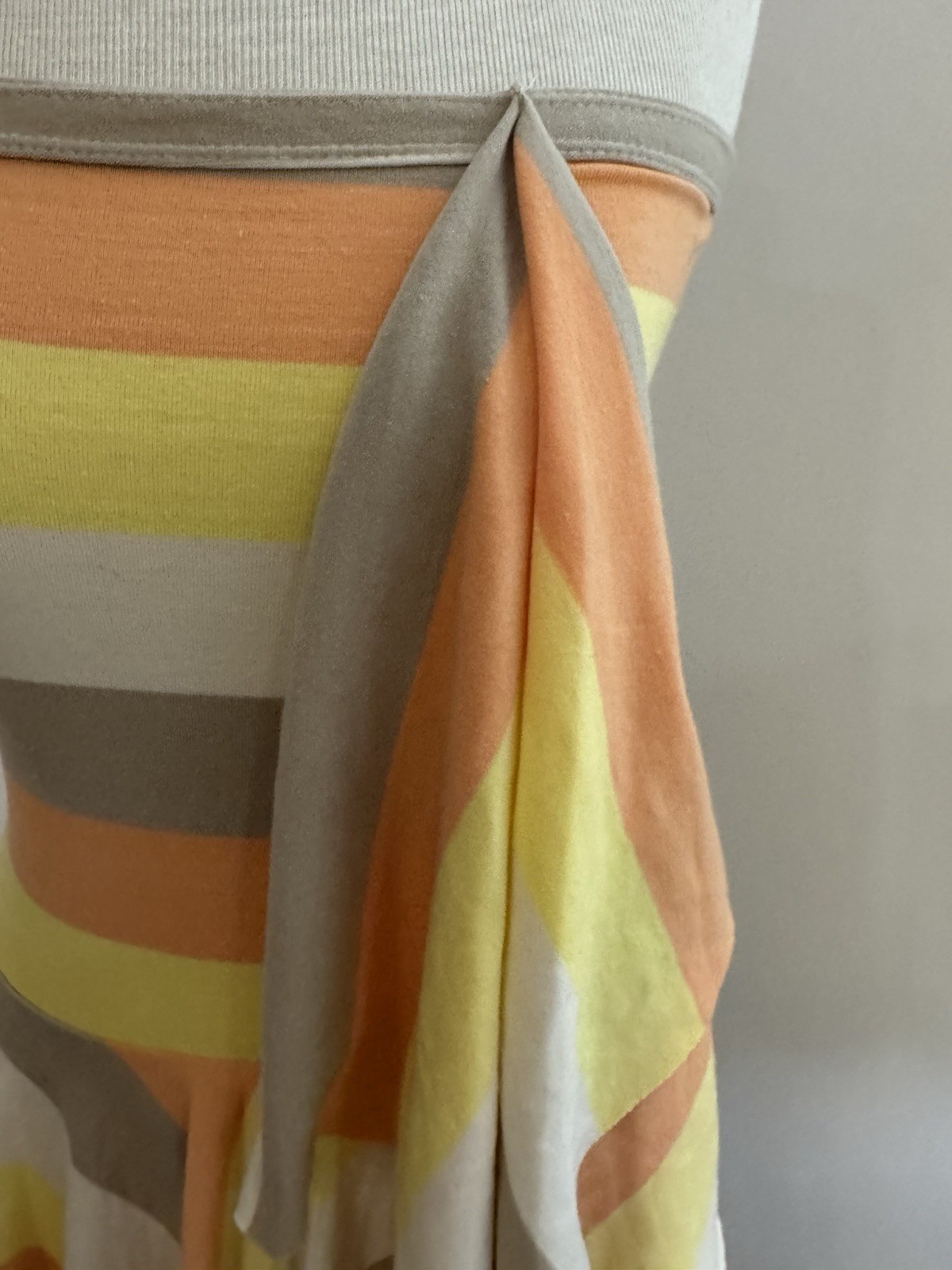 Tiffany Alana Strapless Multicolor Striped Knit Dress SZ M/L Vintage Y2K 20+YO
