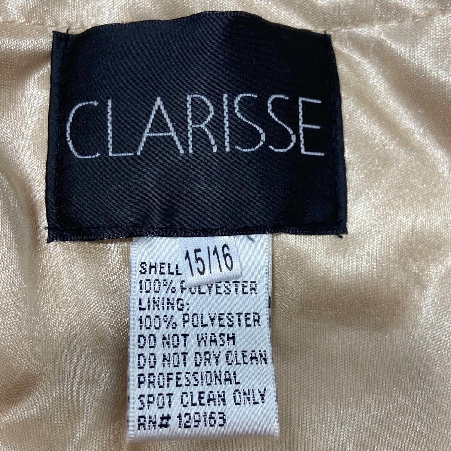 Clarisse Women’s Gold Sequined Bodycon Strapless Dress Sz 15/16 (EUR 46/47) – N