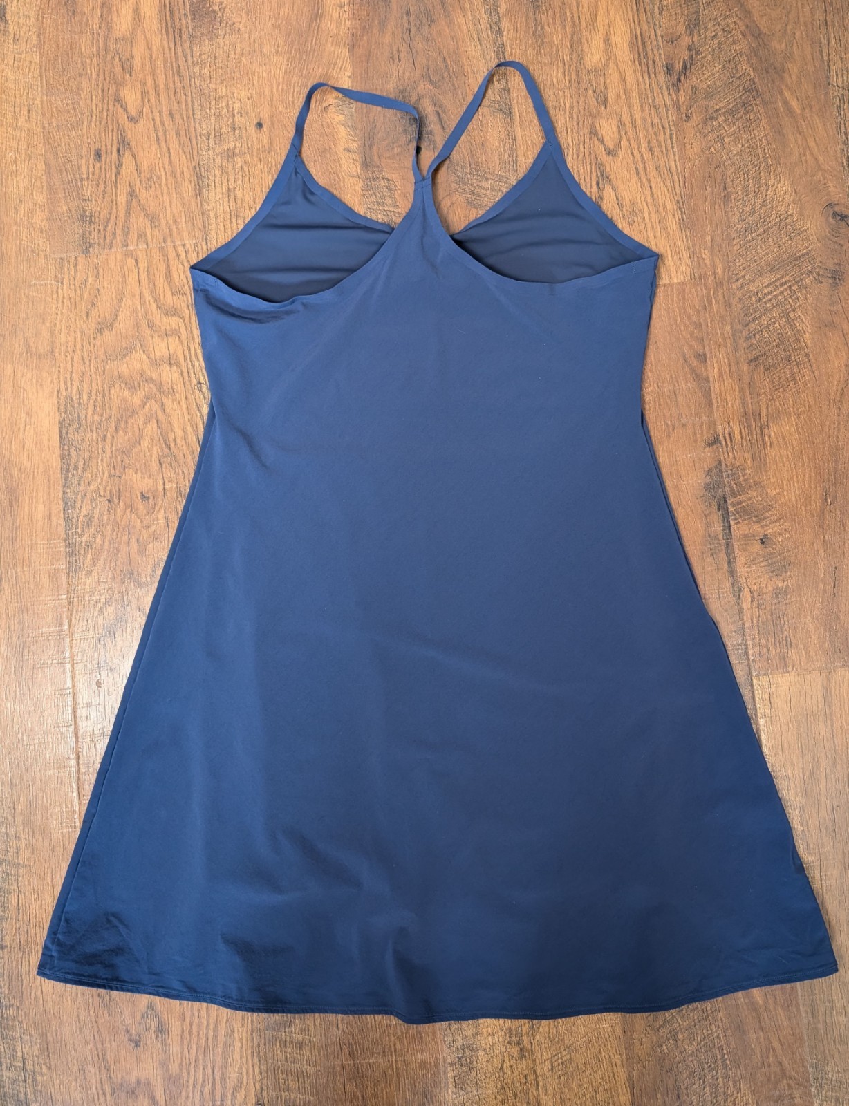 Outdoor Voices Navy Athletic Dress Size XL Built-In Shorts Pockets Racerback