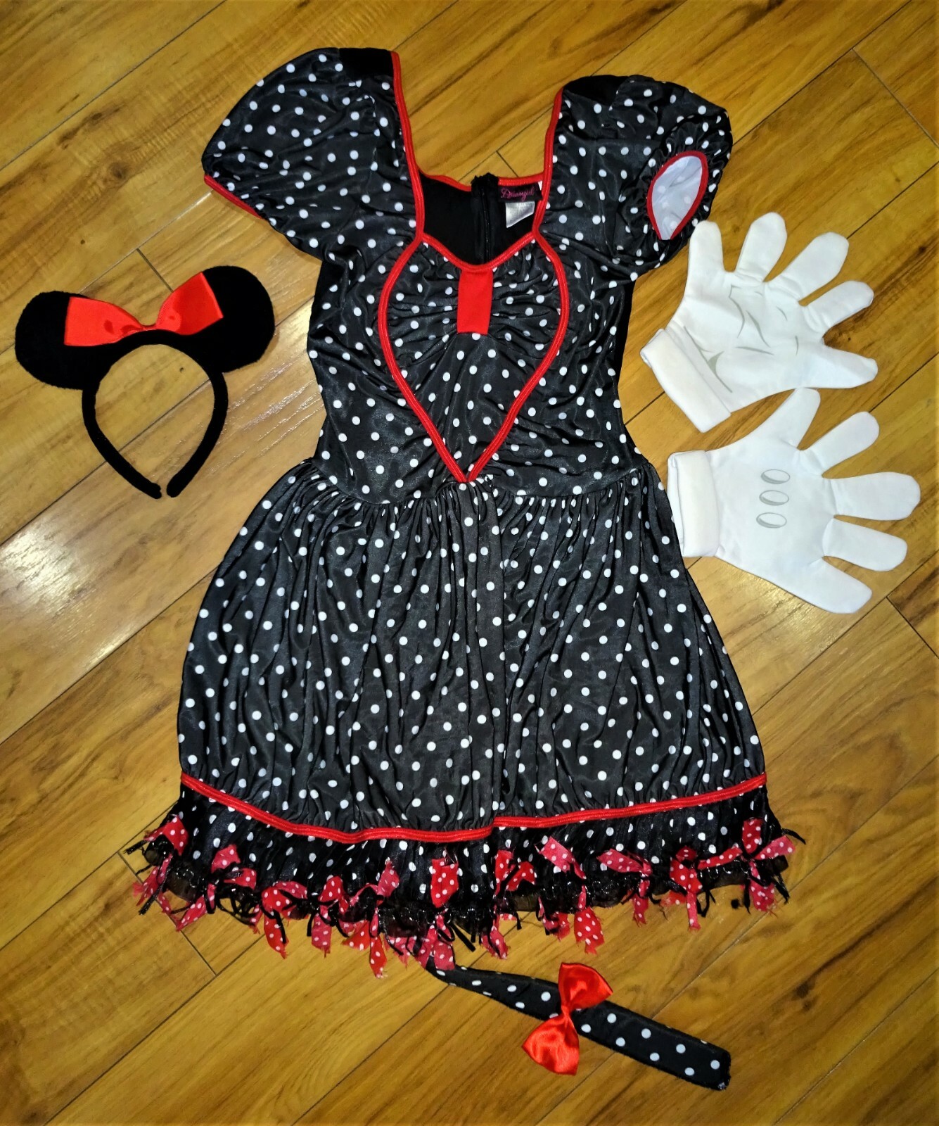 Mickey Minnie Mouse Halloween Costume Set dress Disney Adult