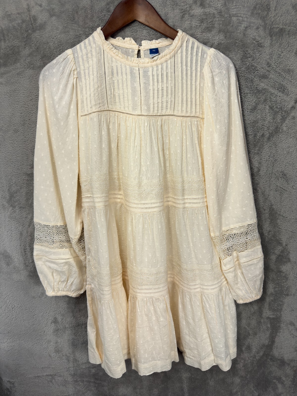 Old Navy Peasant Babydoll Dress XL Cottage Prairie Romantic Coquette Boho