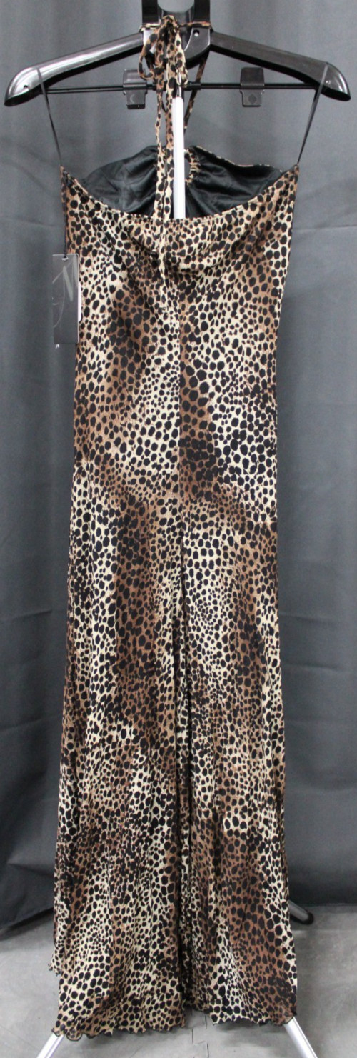 Mesmerize Cheetah Print Halter Dress