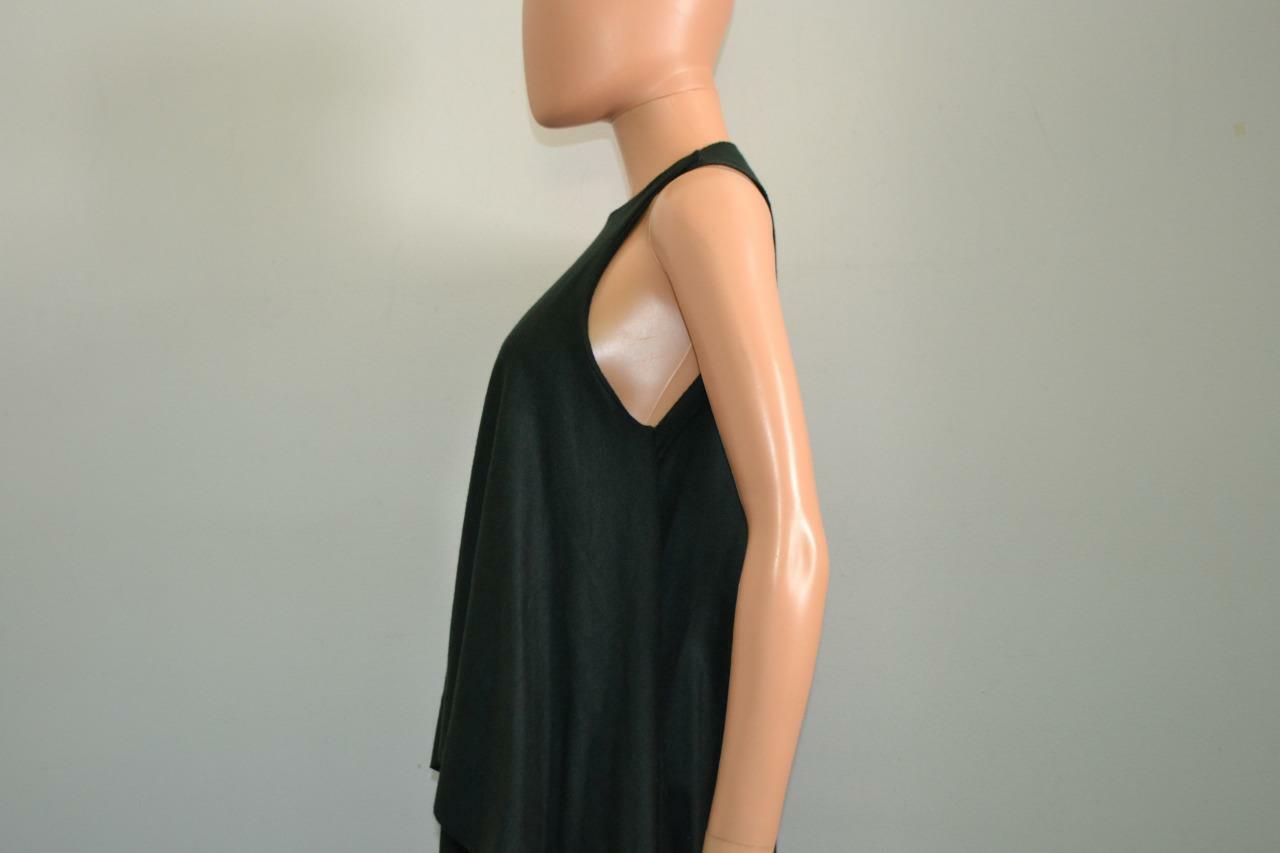 Bottega Veneta Dark Green 100% Wool Tunic/Dress Size 38/US 2