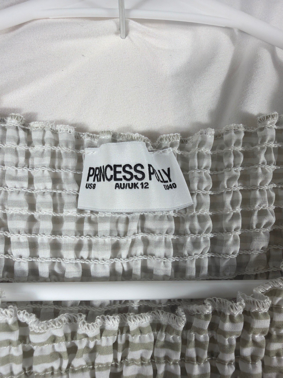 Princess Polly Sleeveless Bubble Hem Dress Size AU/UK 12