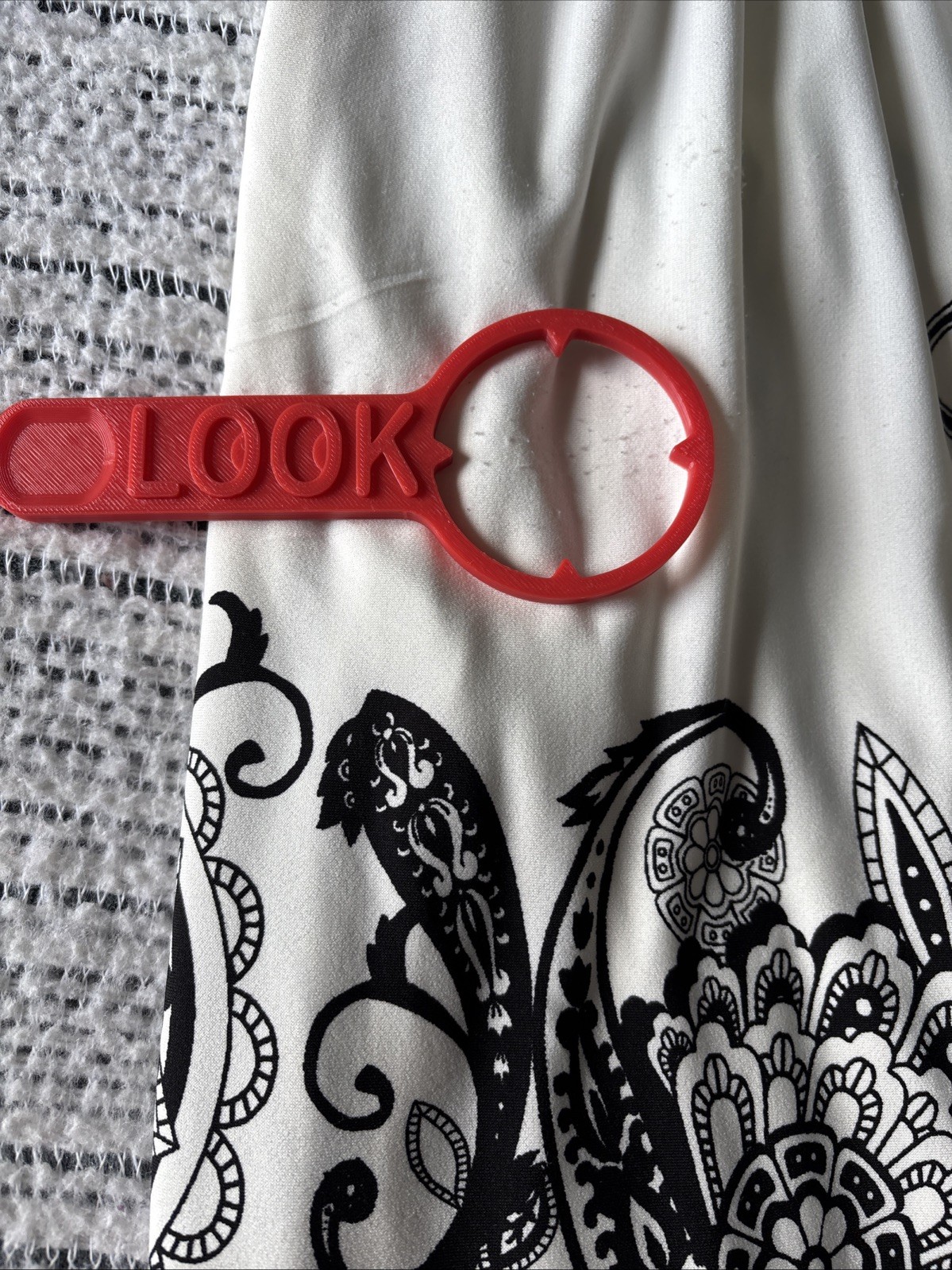 Joei & I Empire Waist Sleveless Graphic Print Lined Dress Tie Back Size XL