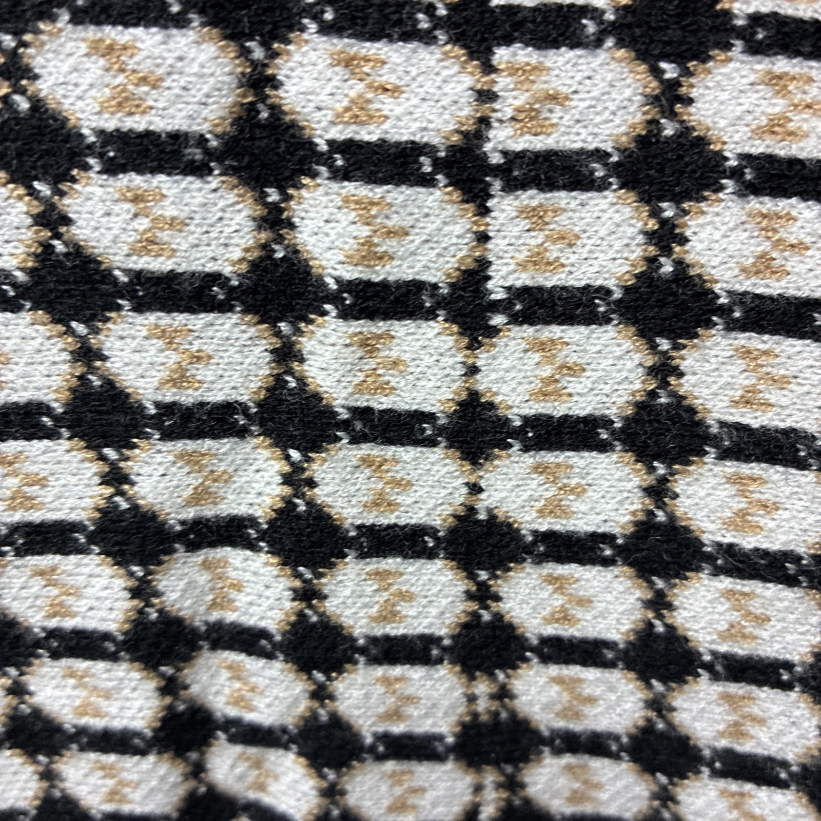 NWT Dahlia McPhee Long Sleeve Knit Black & White Midi Dress Size Medium