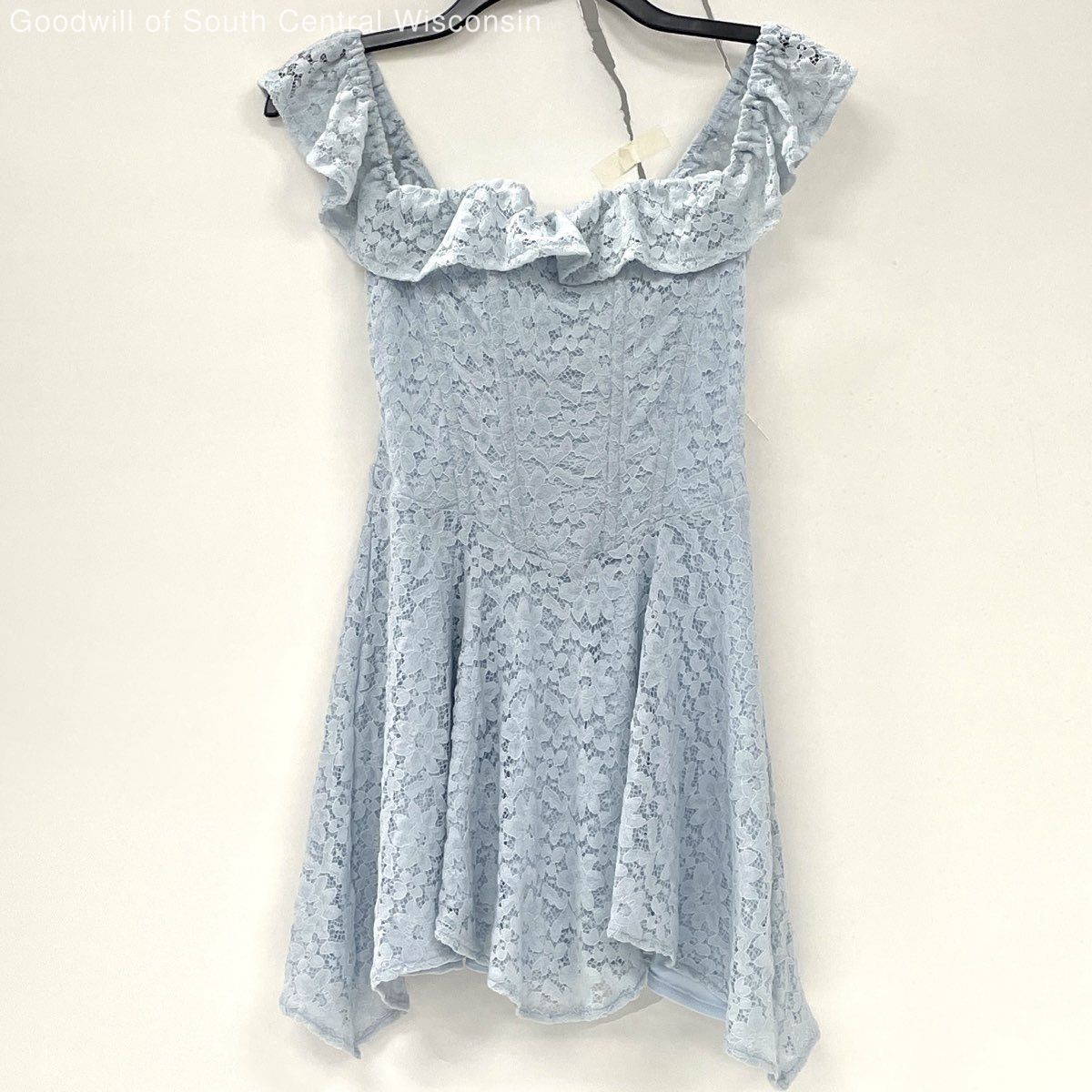 NWT Kimchi Blue Urban Outfitters Blue Stretch Lace Dress Women’s Sz M