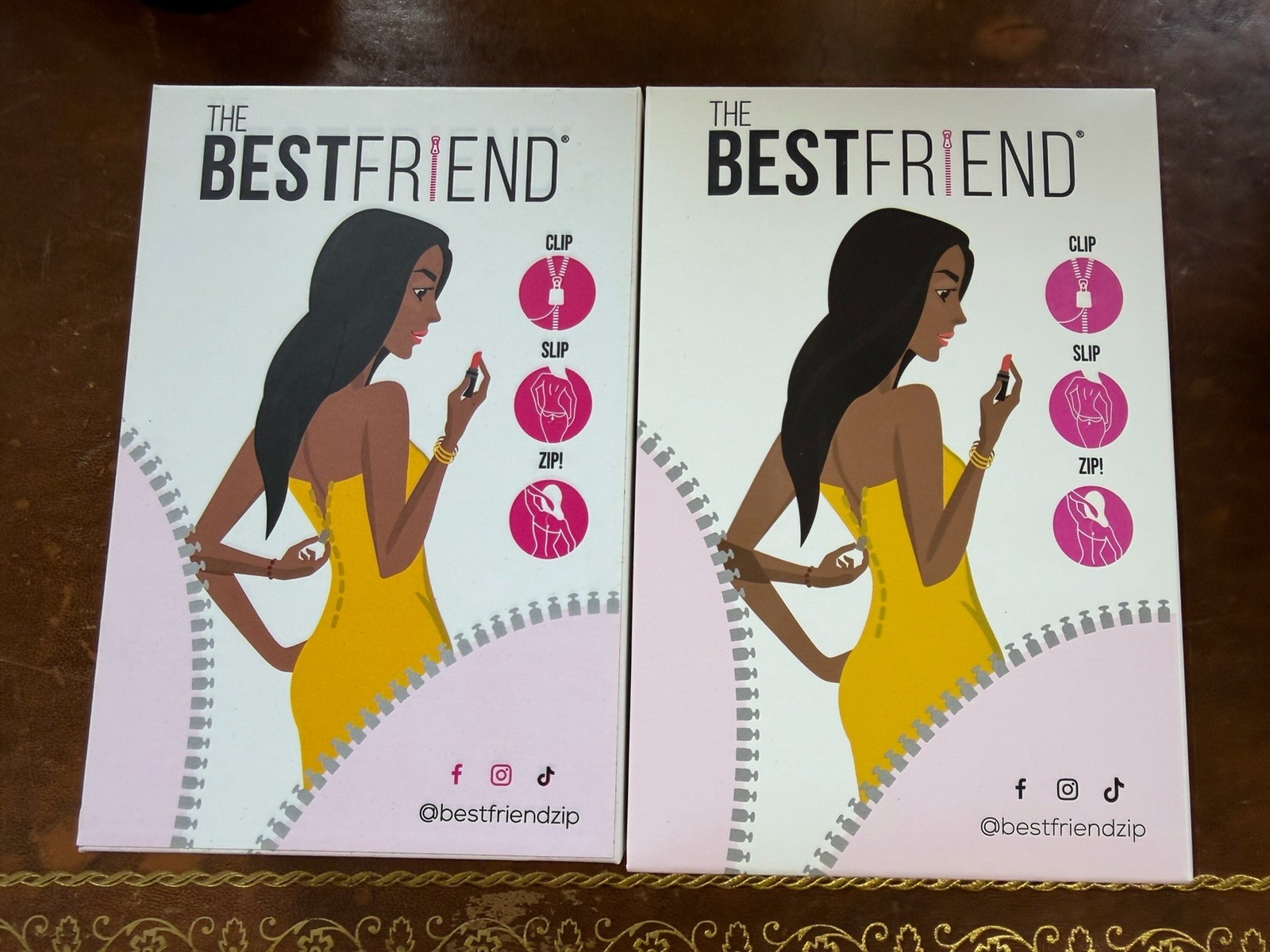 The Best Friend Zipper Dress Accessory – Clip, Slip, Zip New Two Pack