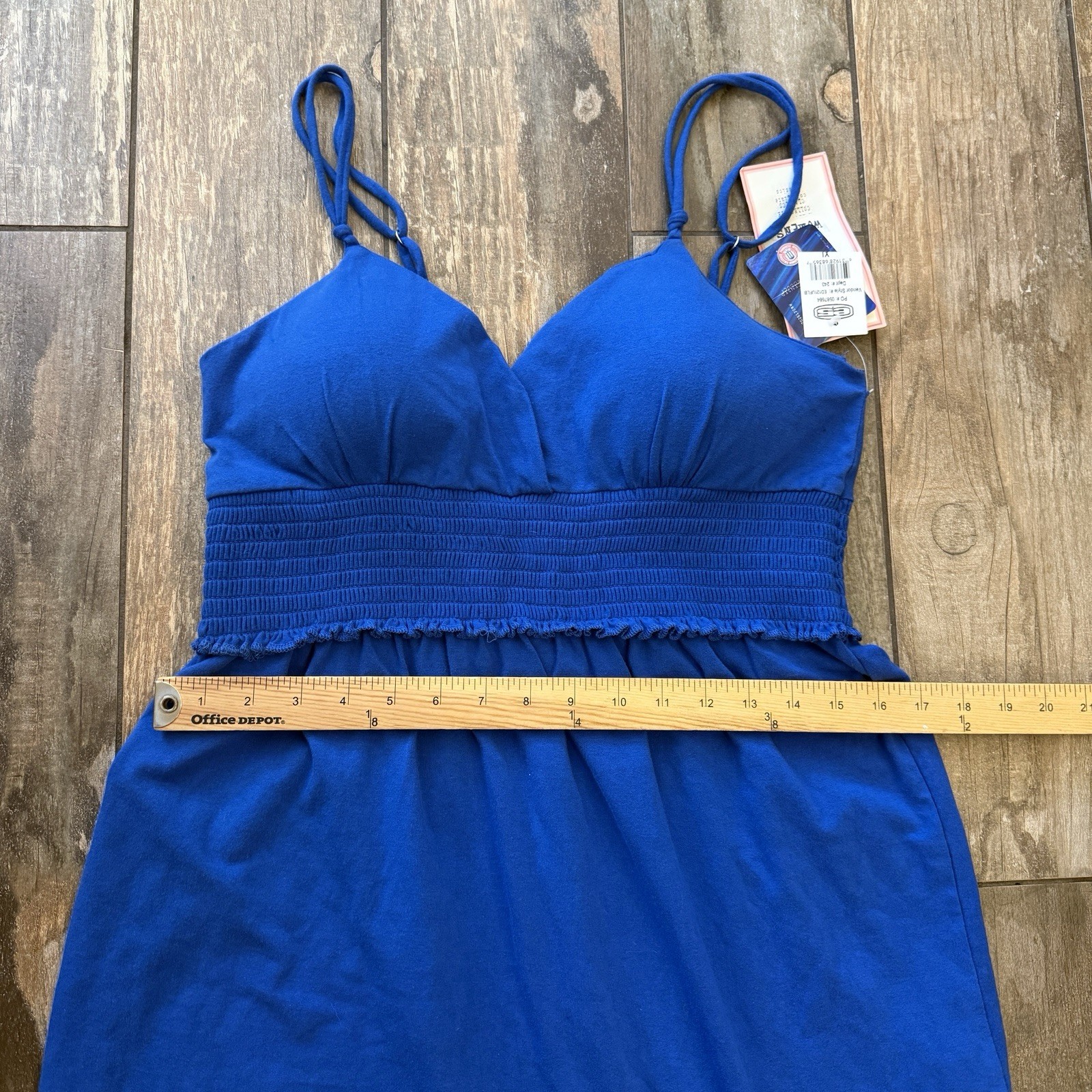 Florida Gators Dress E5 College Classics Blue Spaghetti Strap Size XL NWT Womans