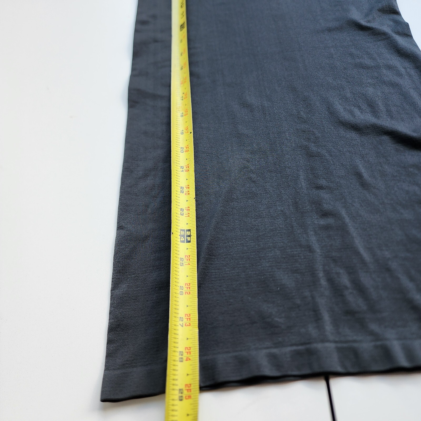 NWT Yelete Stretch Nylon Bodycon Mini Dress Charcoal Gray OS